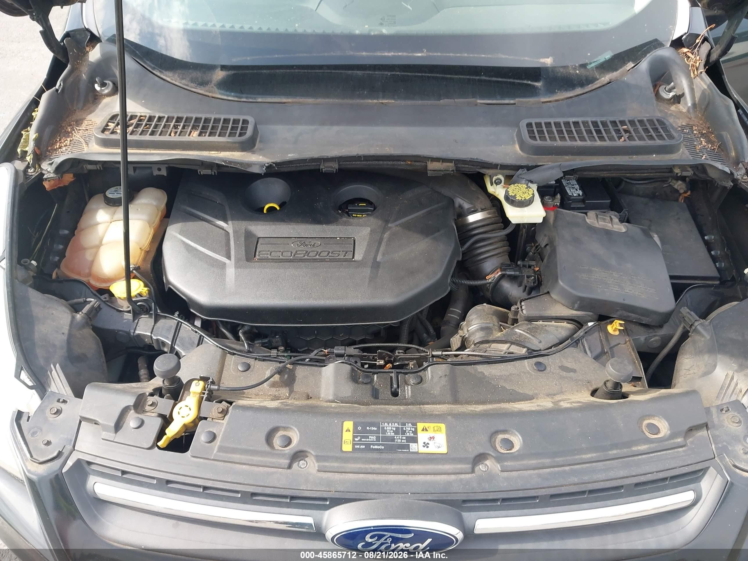 2013 Ford Escape Se Black vin: 1FMCU9G93DUD30865