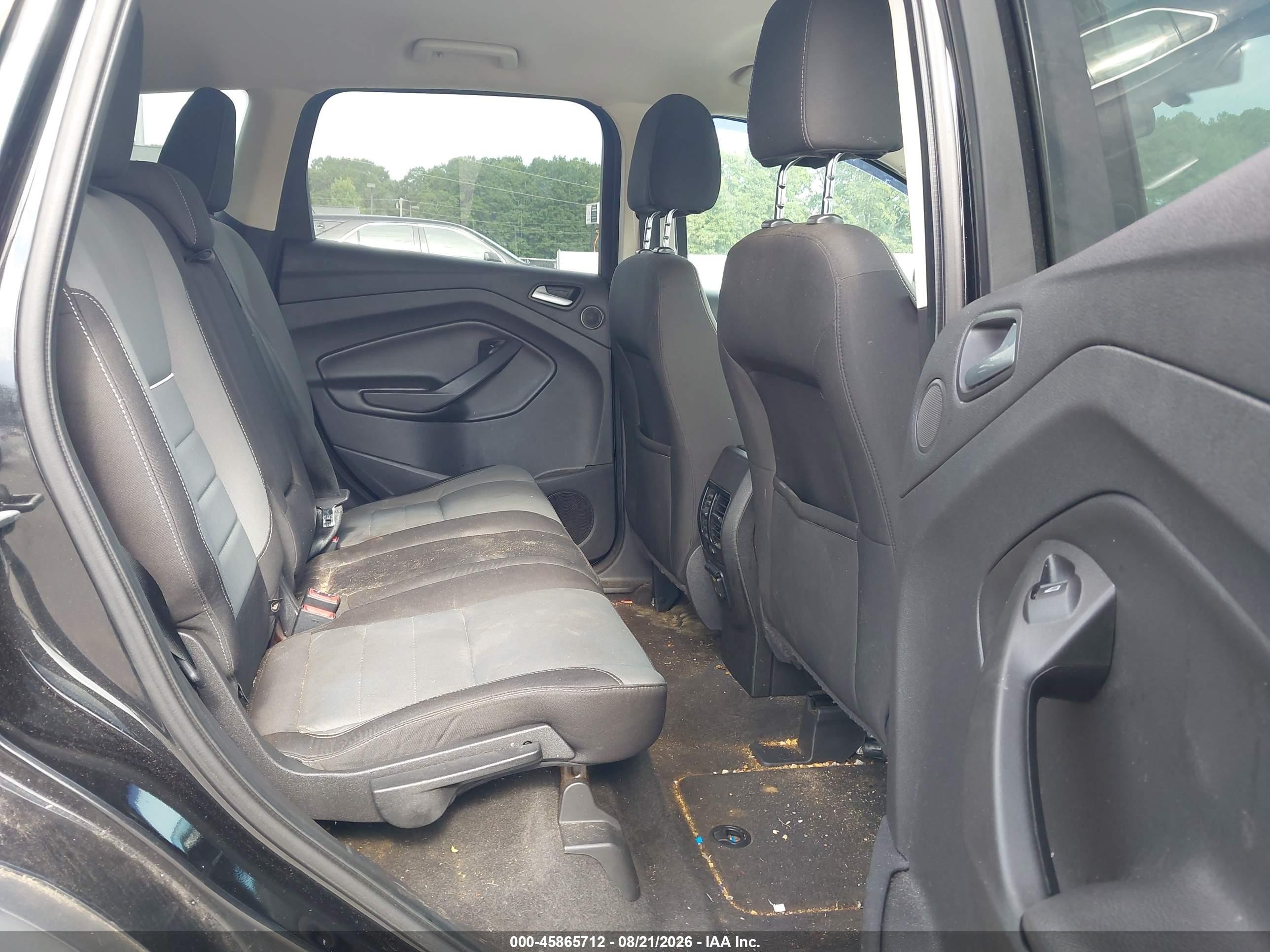 2013 Ford Escape Se Black vin: 1FMCU9G93DUD30865