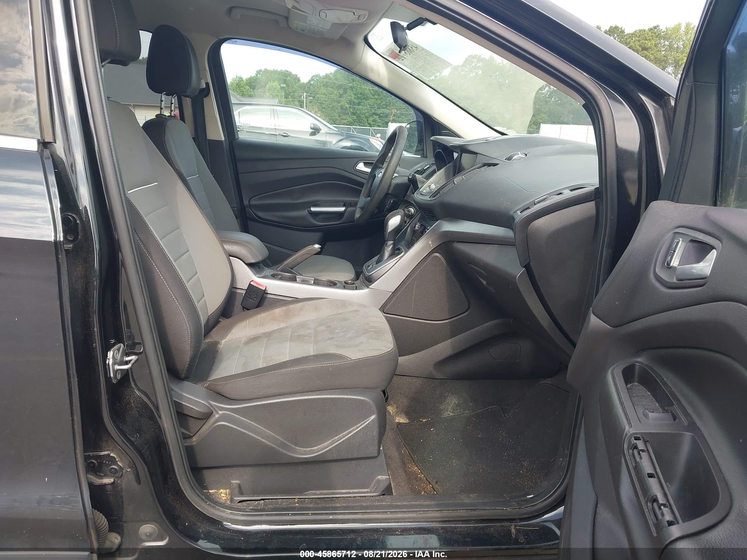 2013 Ford Escape Se Black vin: 1FMCU9G93DUD30865