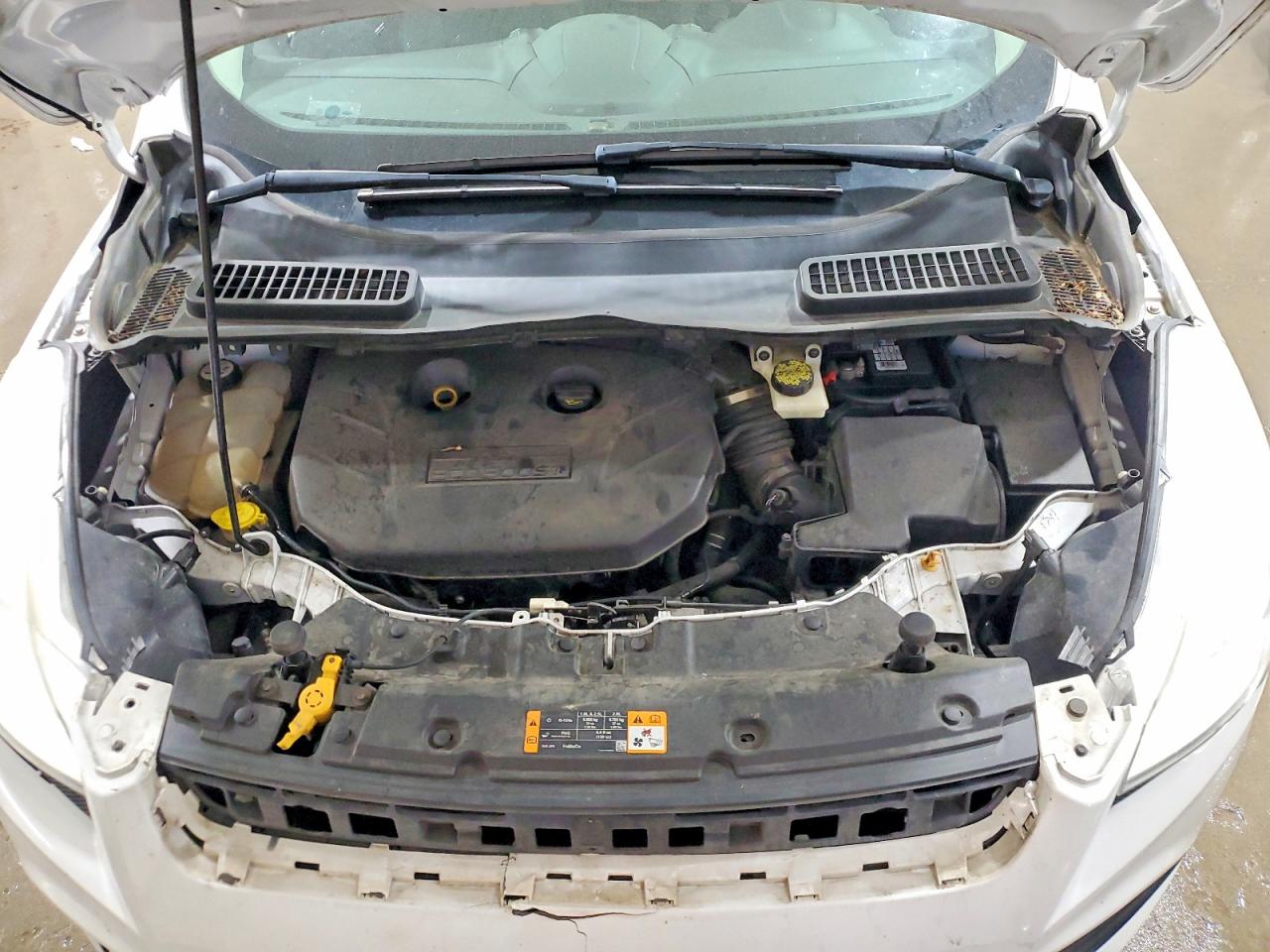 2014 Ford Escape Se White vin: 1FMCU9G93EUA14917