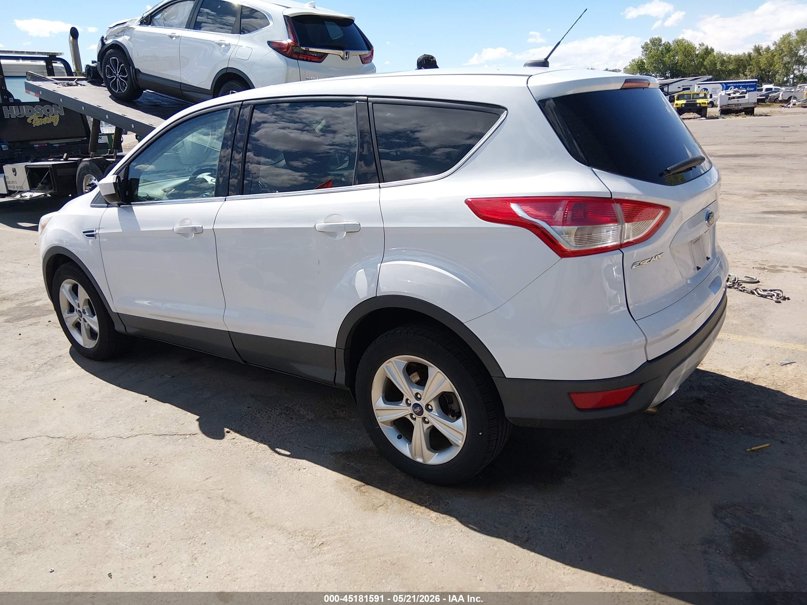 2014 Ford Escape Se White vin: 1FMCU9G93EUA15260