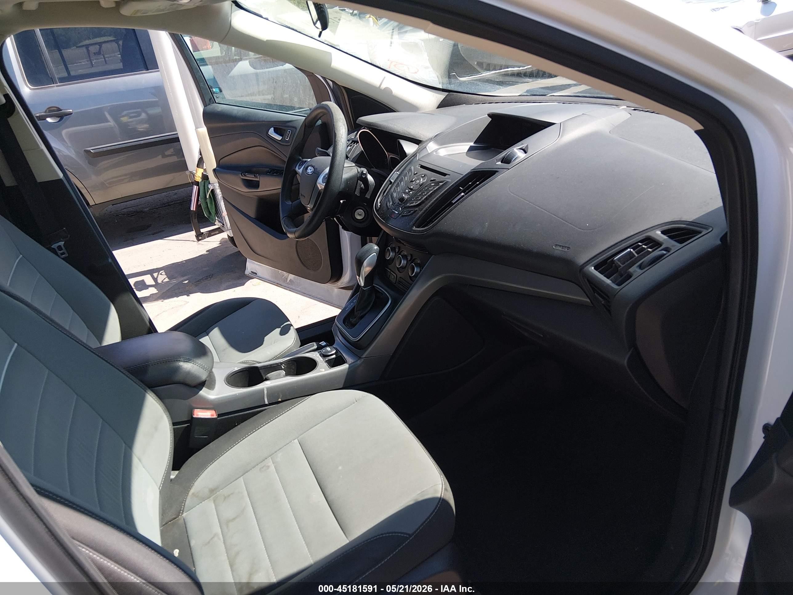 2014 Ford Escape Se White vin: 1FMCU9G93EUA15260