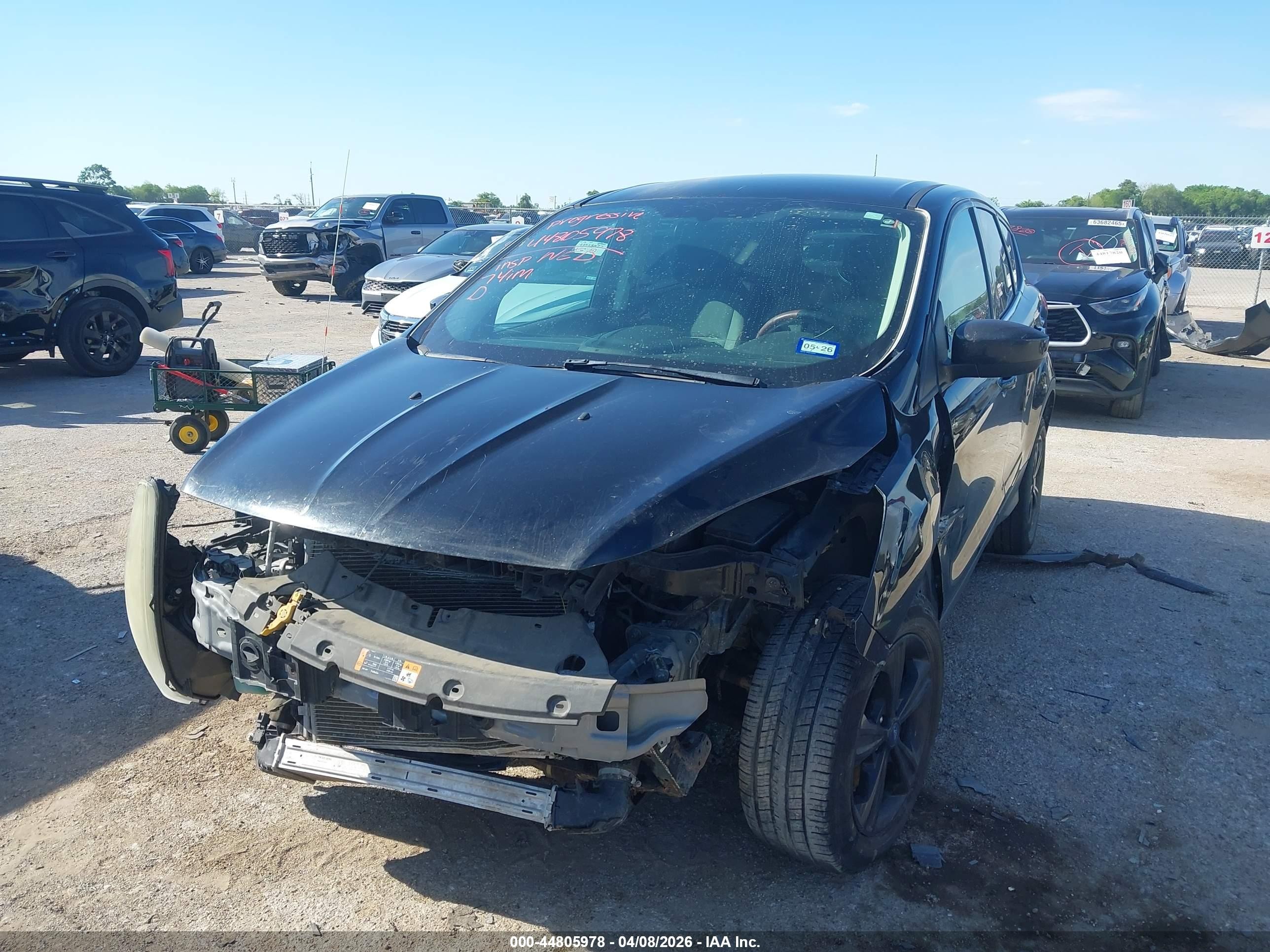 2014 Ford Escape Se Black vin: 1FMCU9G93EUA15369