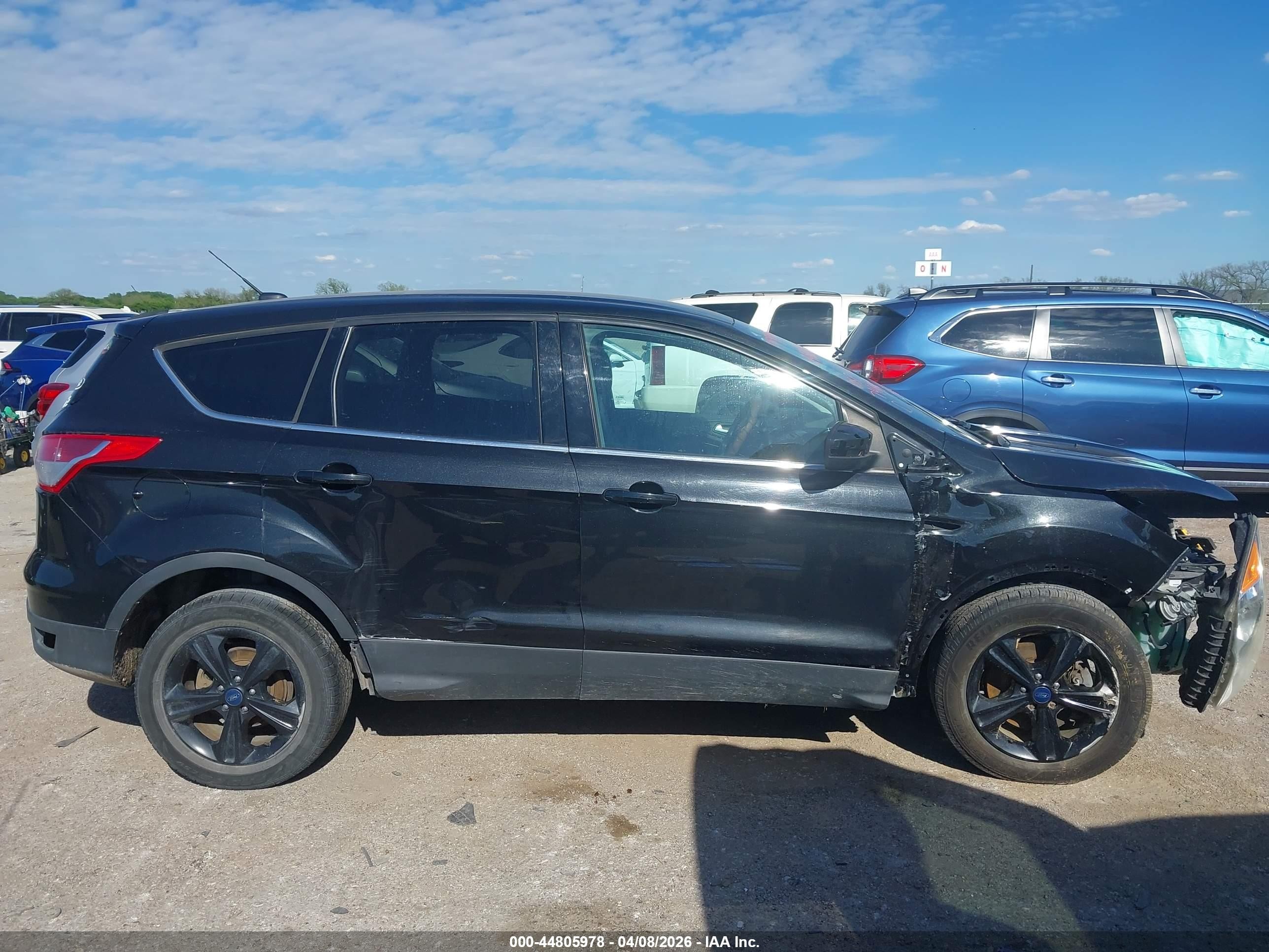 2014 Ford Escape Se Black vin: 1FMCU9G93EUA15369