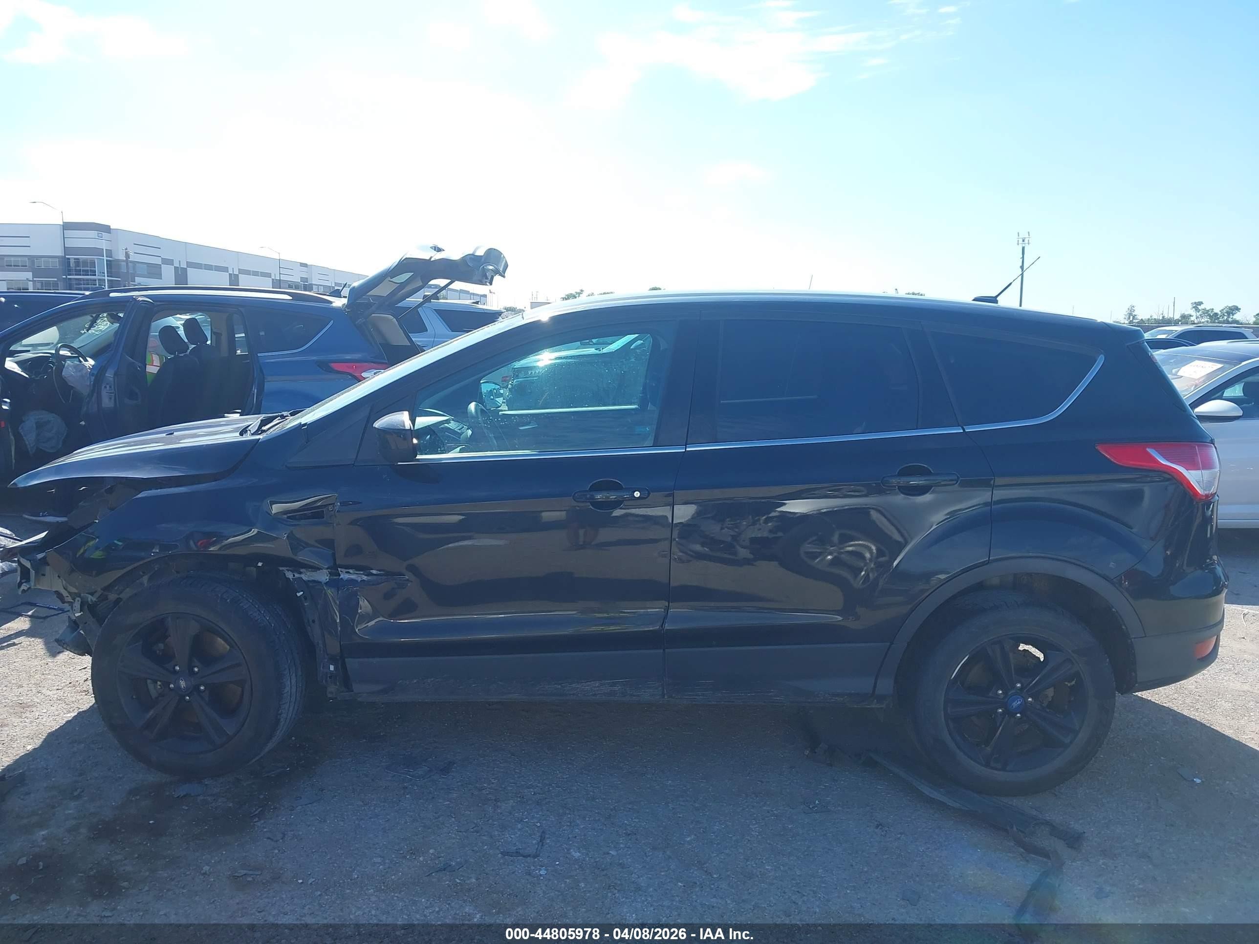 2014 Ford Escape Se Black vin: 1FMCU9G93EUA15369