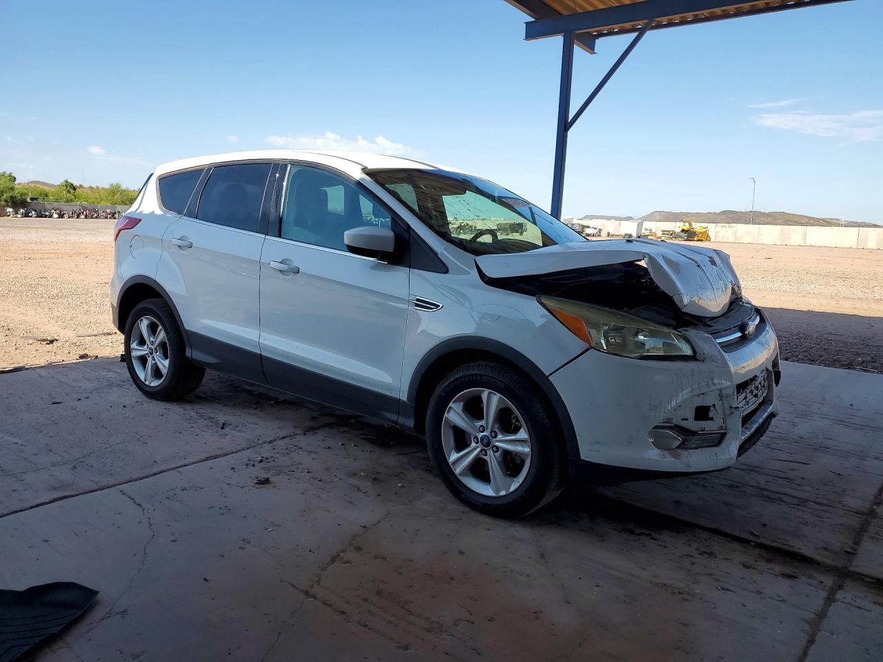 2014 Ford Escape Se White vin: 1FMCU9G93EUA85597