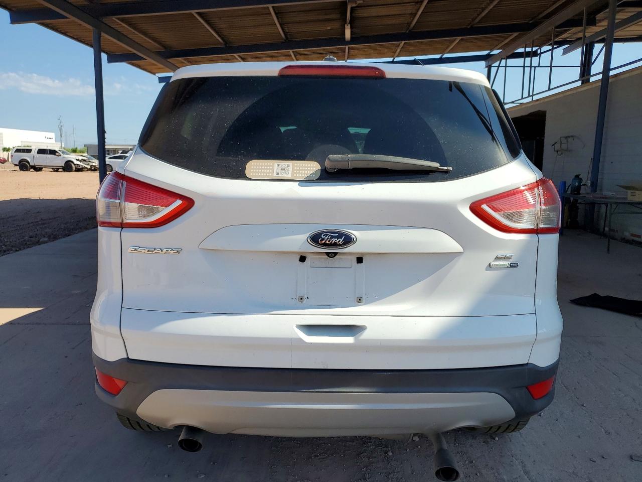 2014 Ford Escape Se White vin: 1FMCU9G93EUA85597