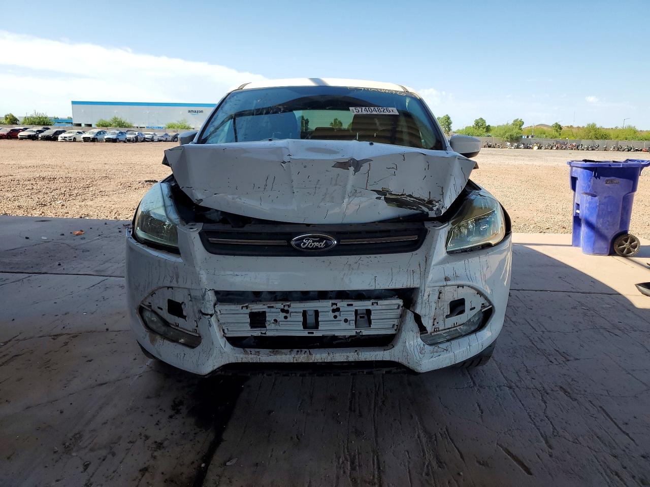 2014 Ford Escape Se White vin: 1FMCU9G93EUA85597