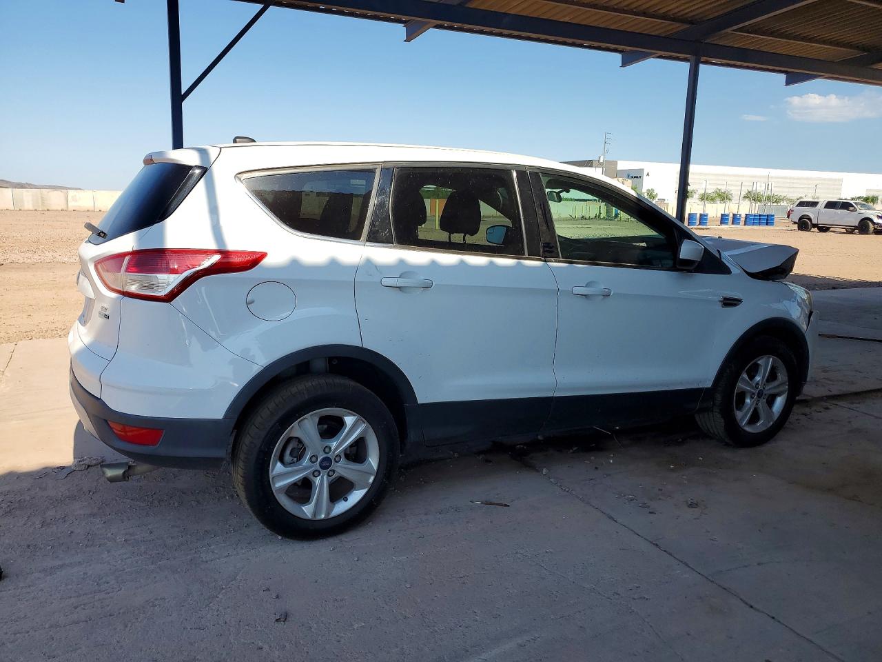 2014 Ford Escape Se White vin: 1FMCU9G93EUA85597