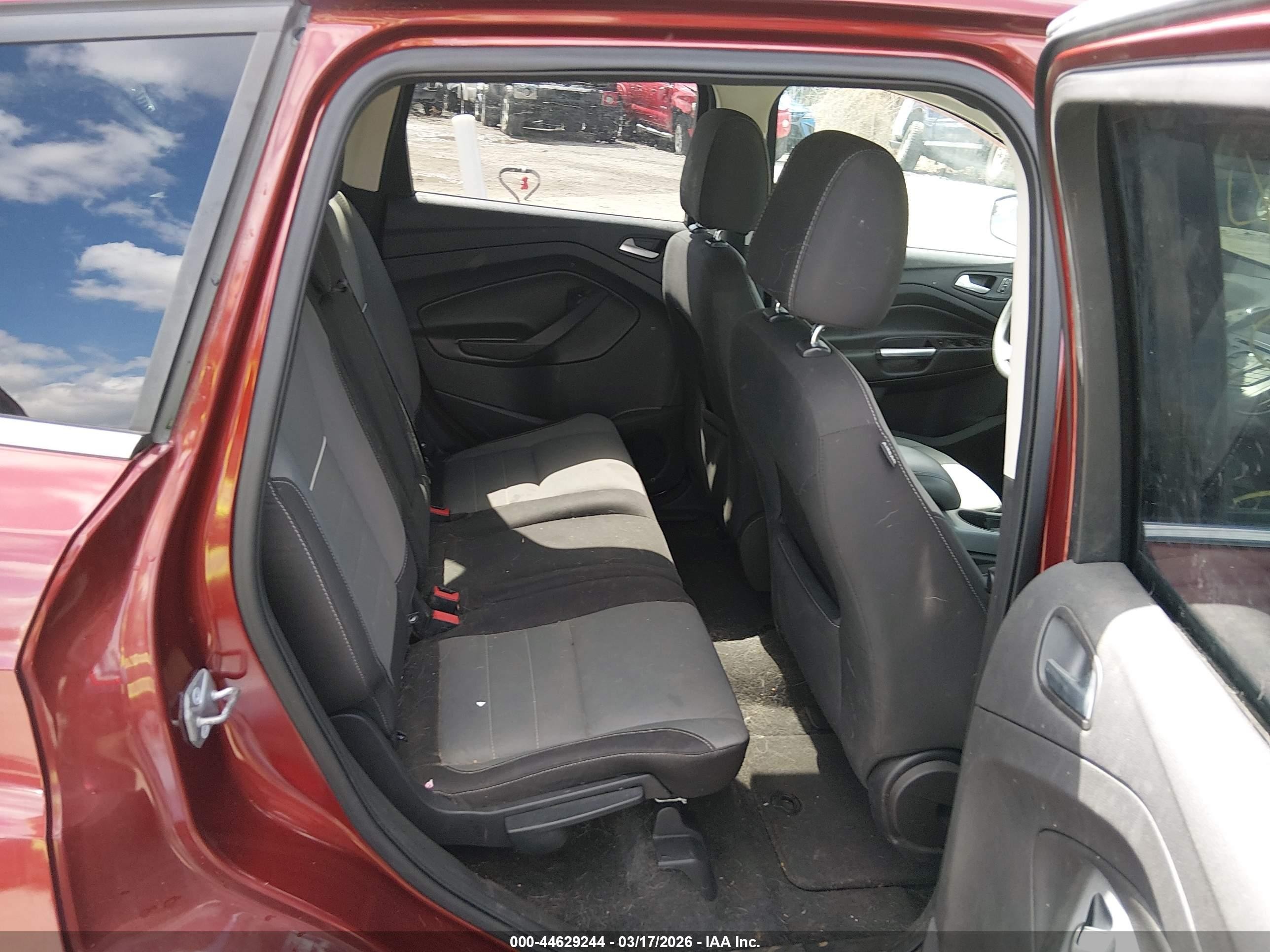 2014 Ford Escape Se Orange vin: 1FMCU9G93EUA99046