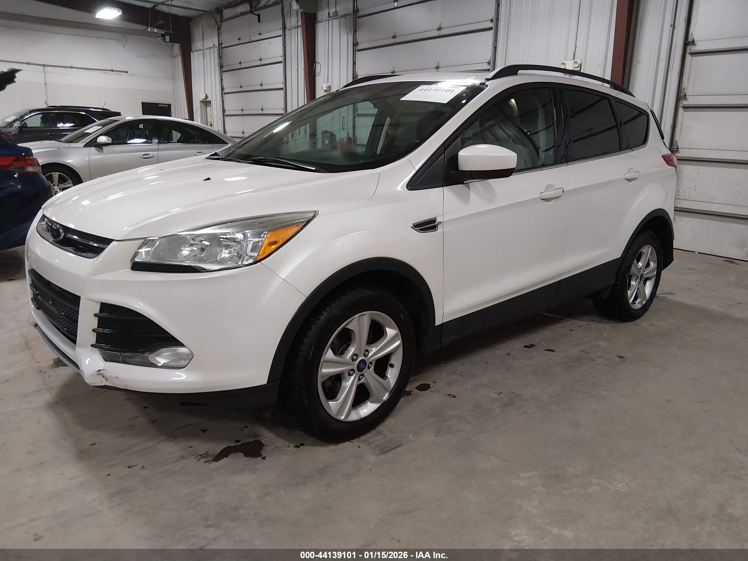 2014 Ford Escape Se White vin: 1FMCU9G93EUB05976