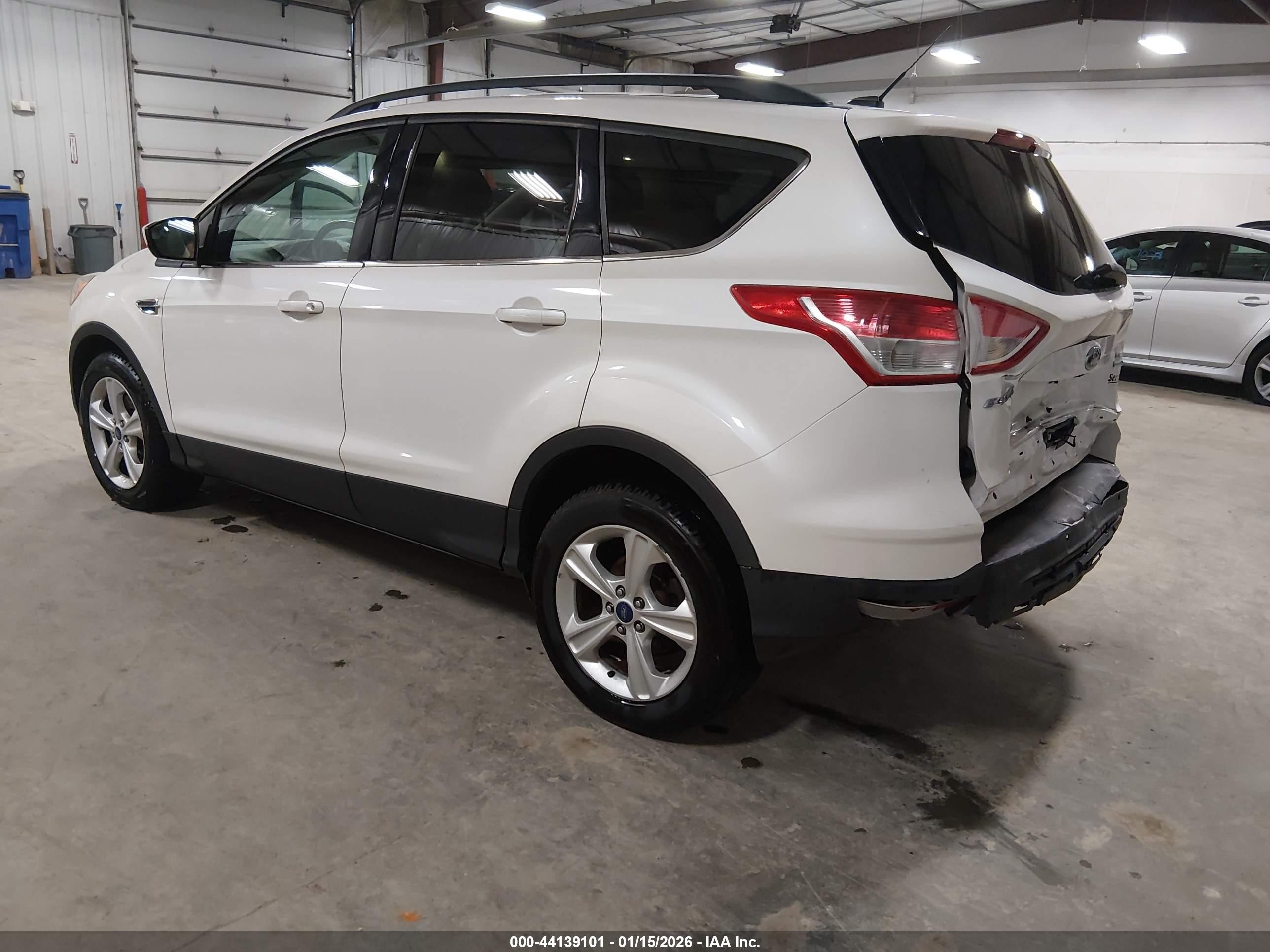 2014 Ford Escape Se White vin: 1FMCU9G93EUB05976