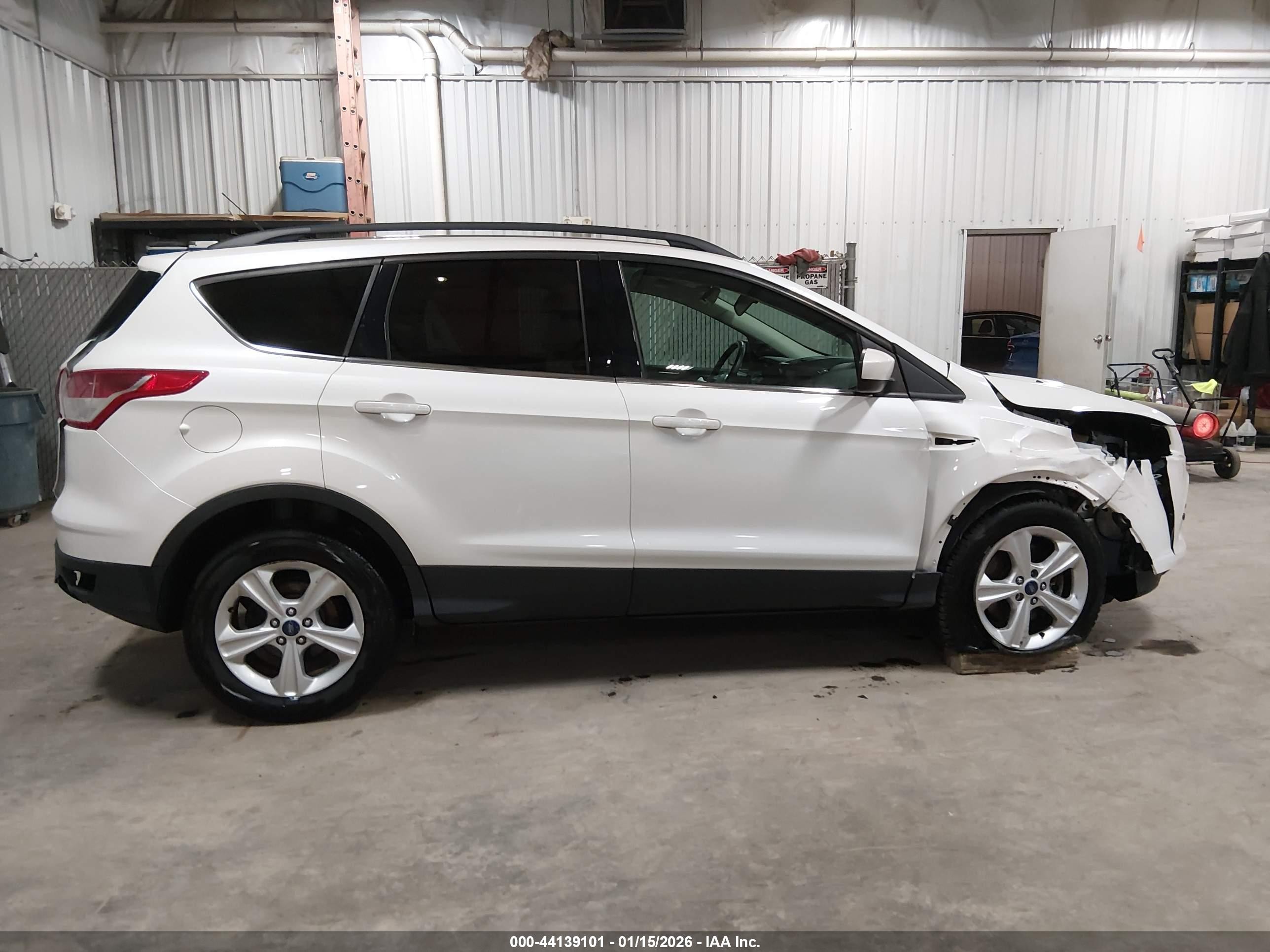 2014 Ford Escape Se White vin: 1FMCU9G93EUB05976