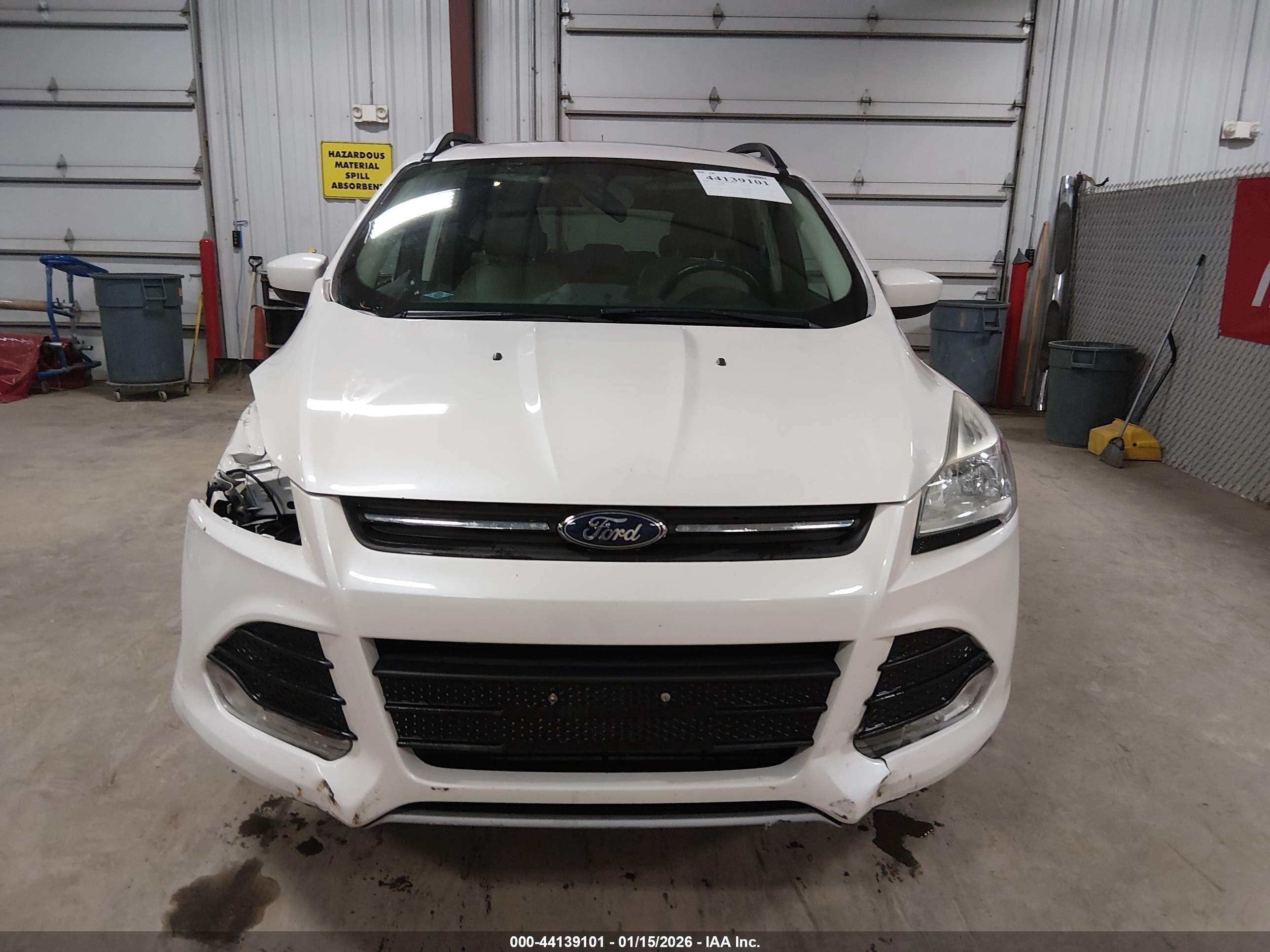 2014 Ford Escape Se White vin: 1FMCU9G93EUB05976