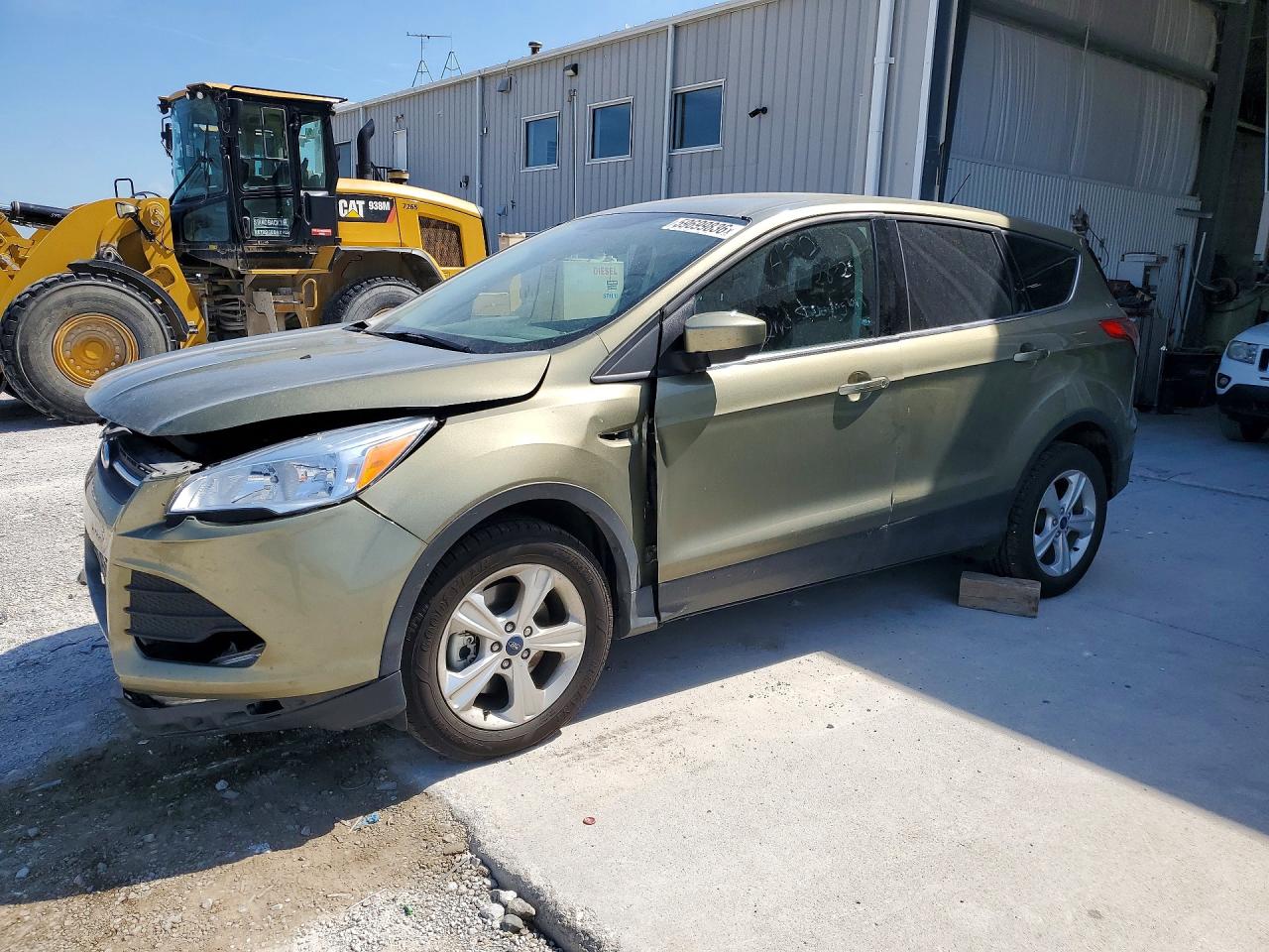 2014 Ford Escape Se Зеленый vin: 1FMCU9G93EUB30215