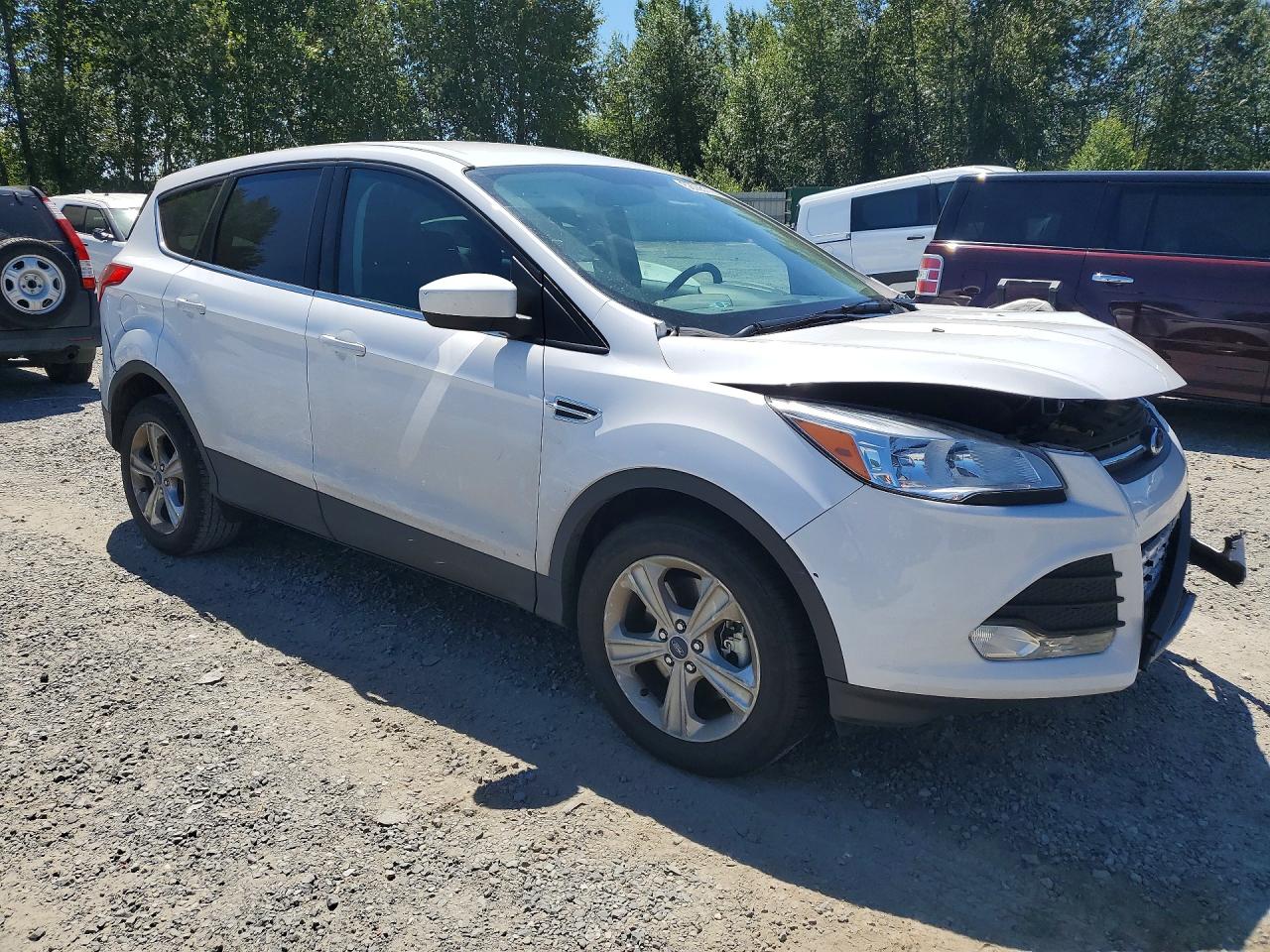 2014 Ford Escape Se White vin: 1FMCU9G93EUB48360