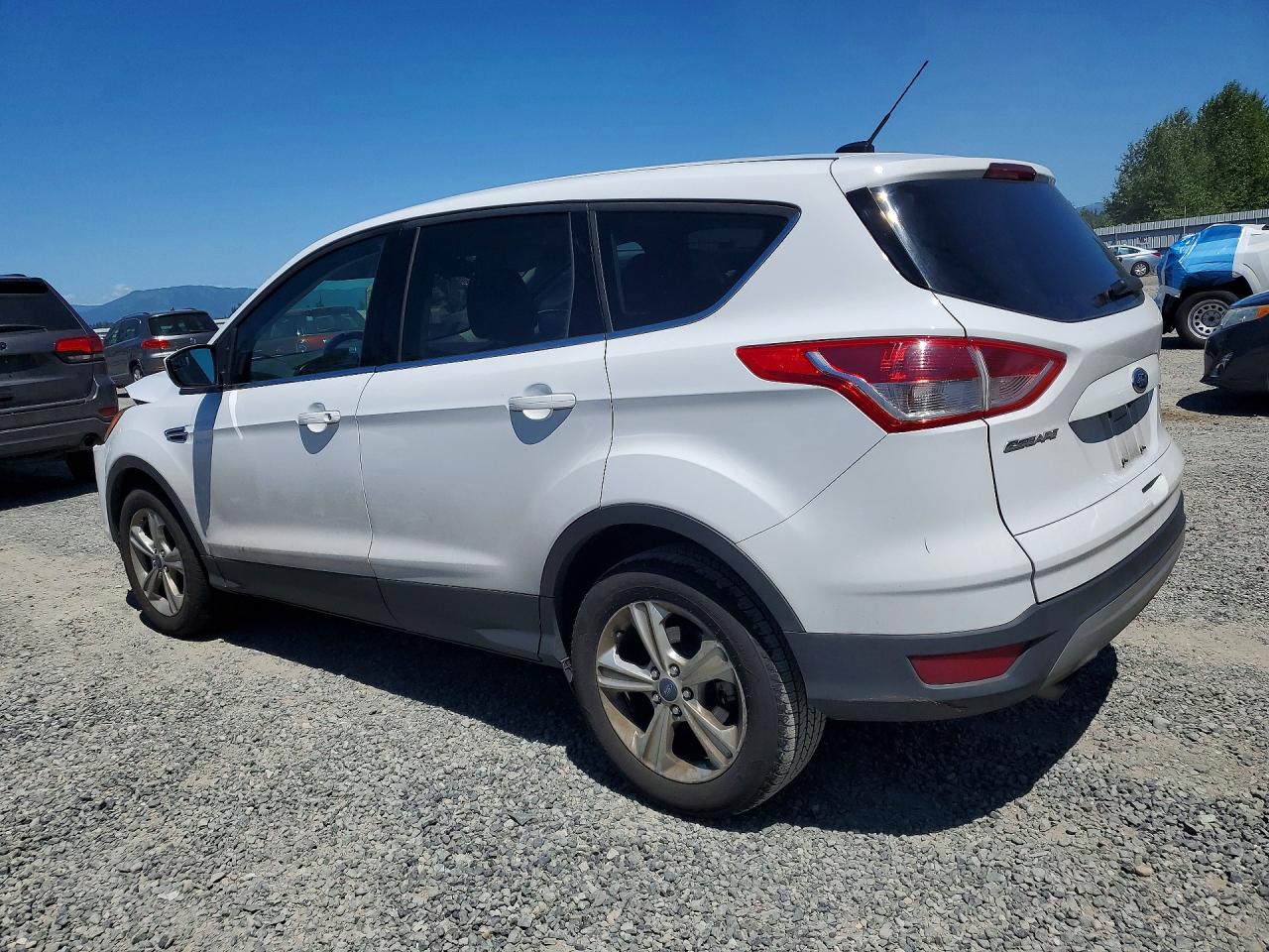 2014 Ford Escape Se White vin: 1FMCU9G93EUB48360