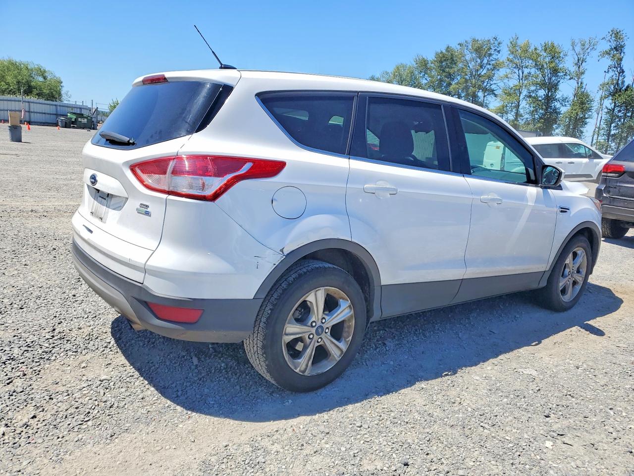 2014 Ford Escape Se White vin: 1FMCU9G93EUB48360