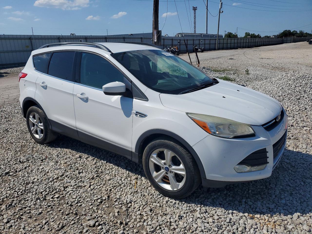 2014 Ford Escape Se White vin: 1FMCU9G93EUB86042