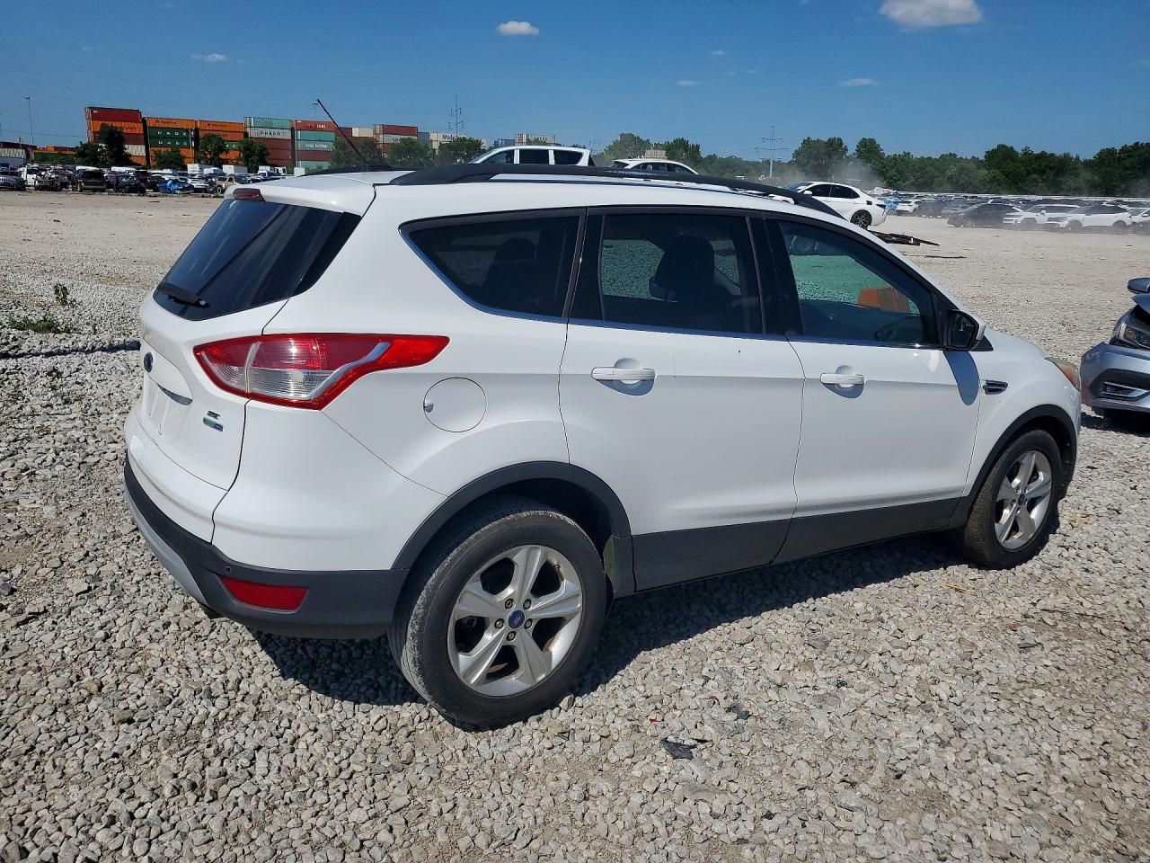 2014 Ford Escape Se White vin: 1FMCU9G93EUB86042