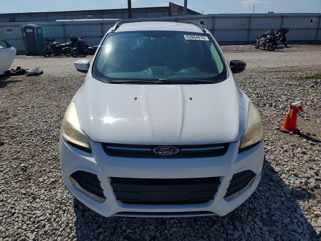 2014 Ford Escape Se White vin: 1FMCU9G93EUB86042