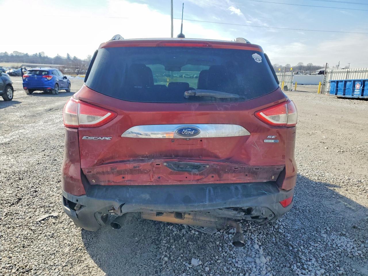 2014 Ford Escape Se Red vin: 1FMCU9G93EUC75772