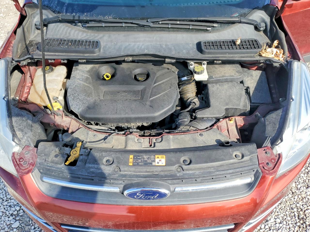 2014 Ford Escape Se Red vin: 1FMCU9G93EUC75772