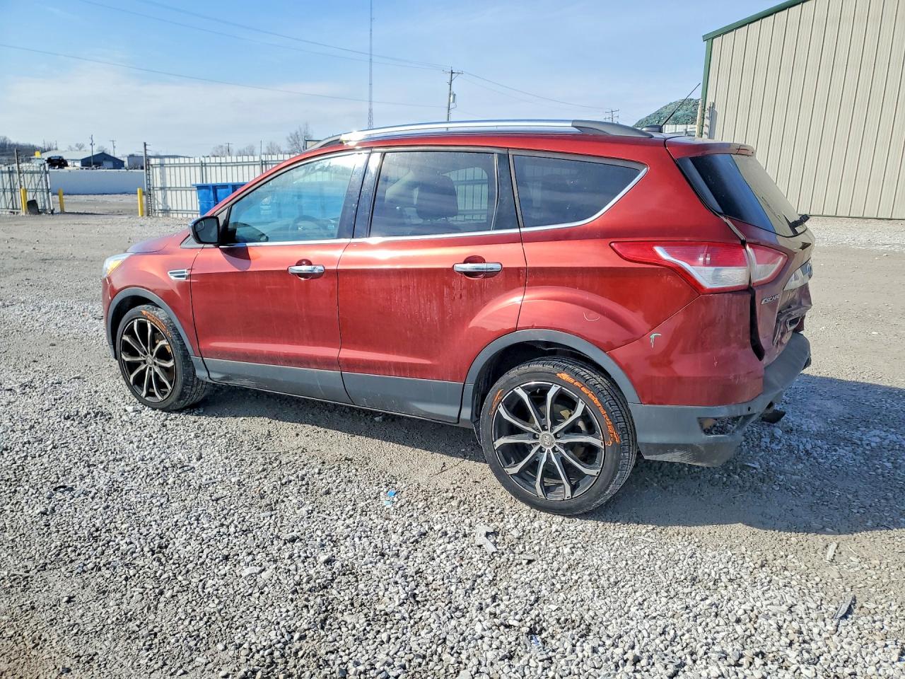 2014 Ford Escape Se Red vin: 1FMCU9G93EUC75772