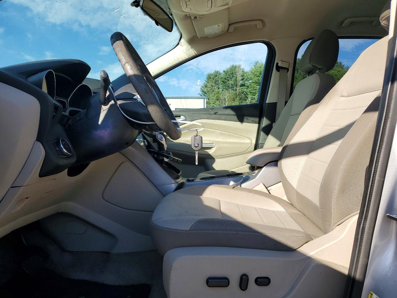 2014 Ford Escape Se Silver vin: 1FMCU9G93EUD45853