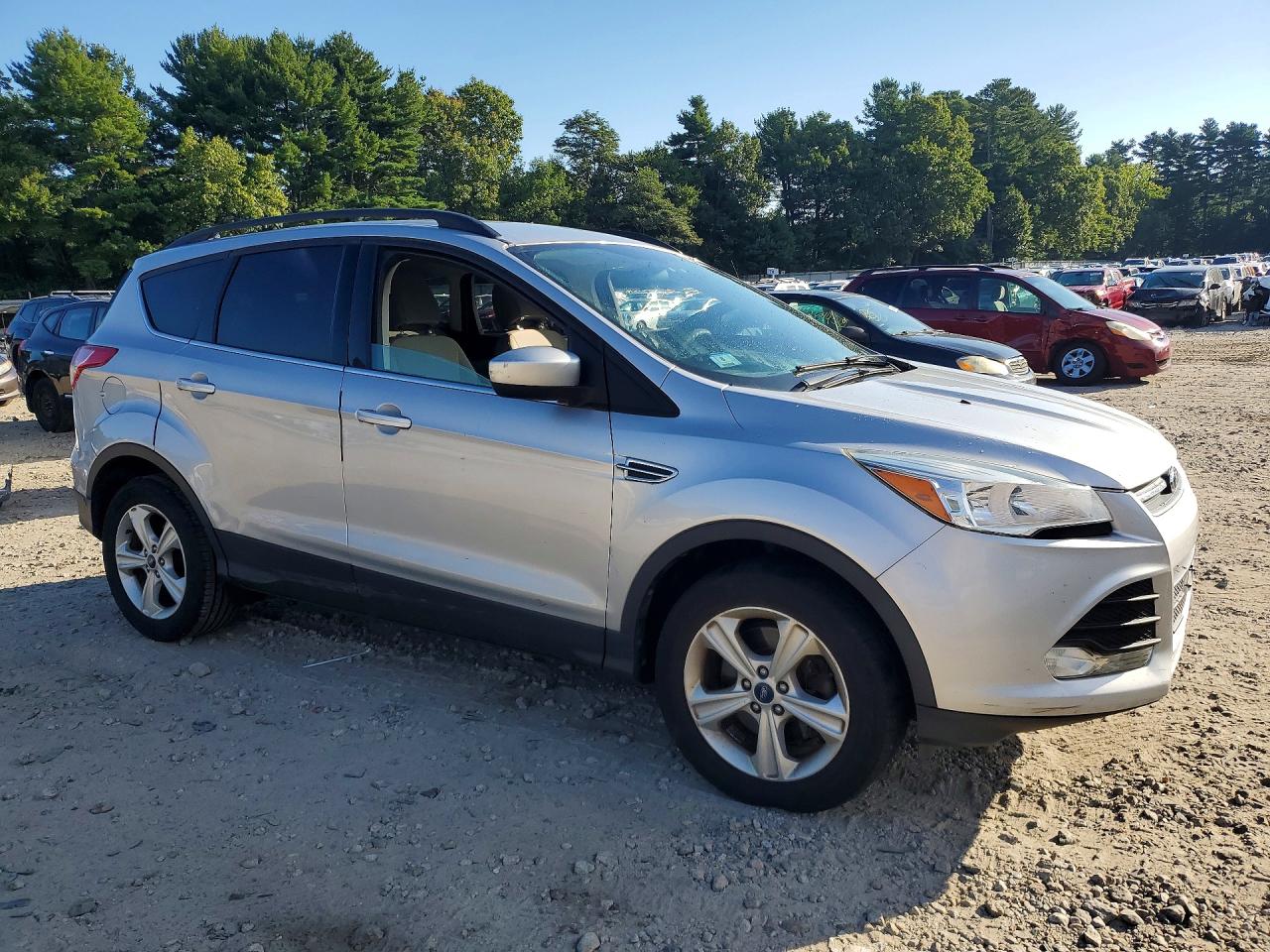 2014 Ford Escape Se Silver vin: 1FMCU9G93EUD45853