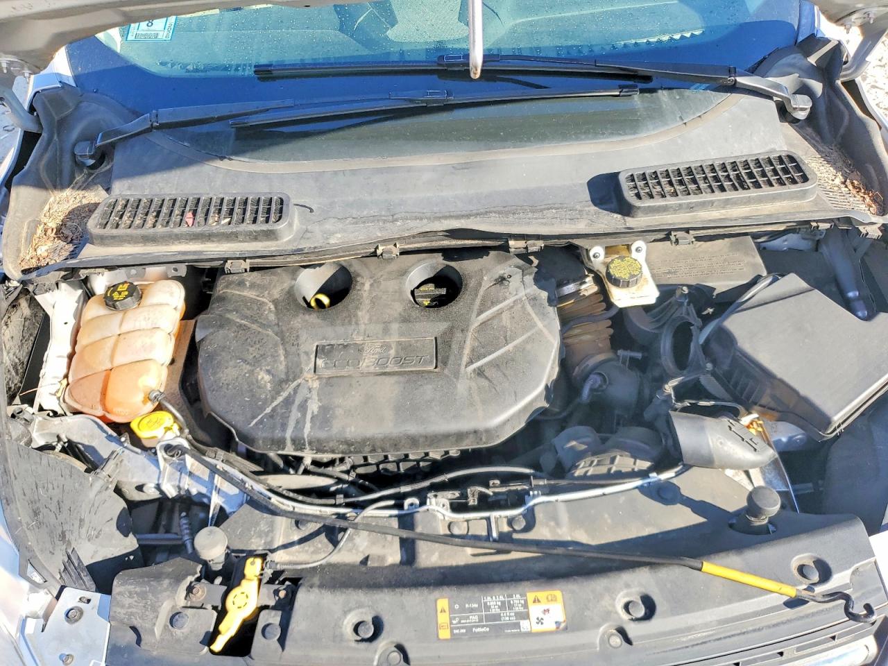2014 Ford Escape Se Silver vin: 1FMCU9G93EUD45853