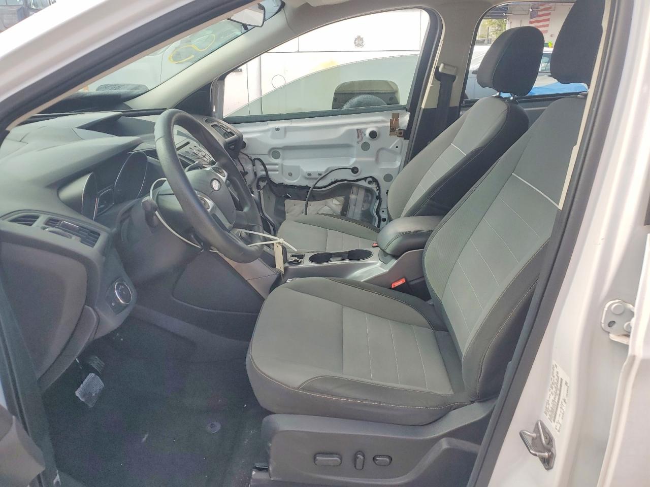 2014 Ford Escape Se White vin: 1FMCU9G93EUE06036