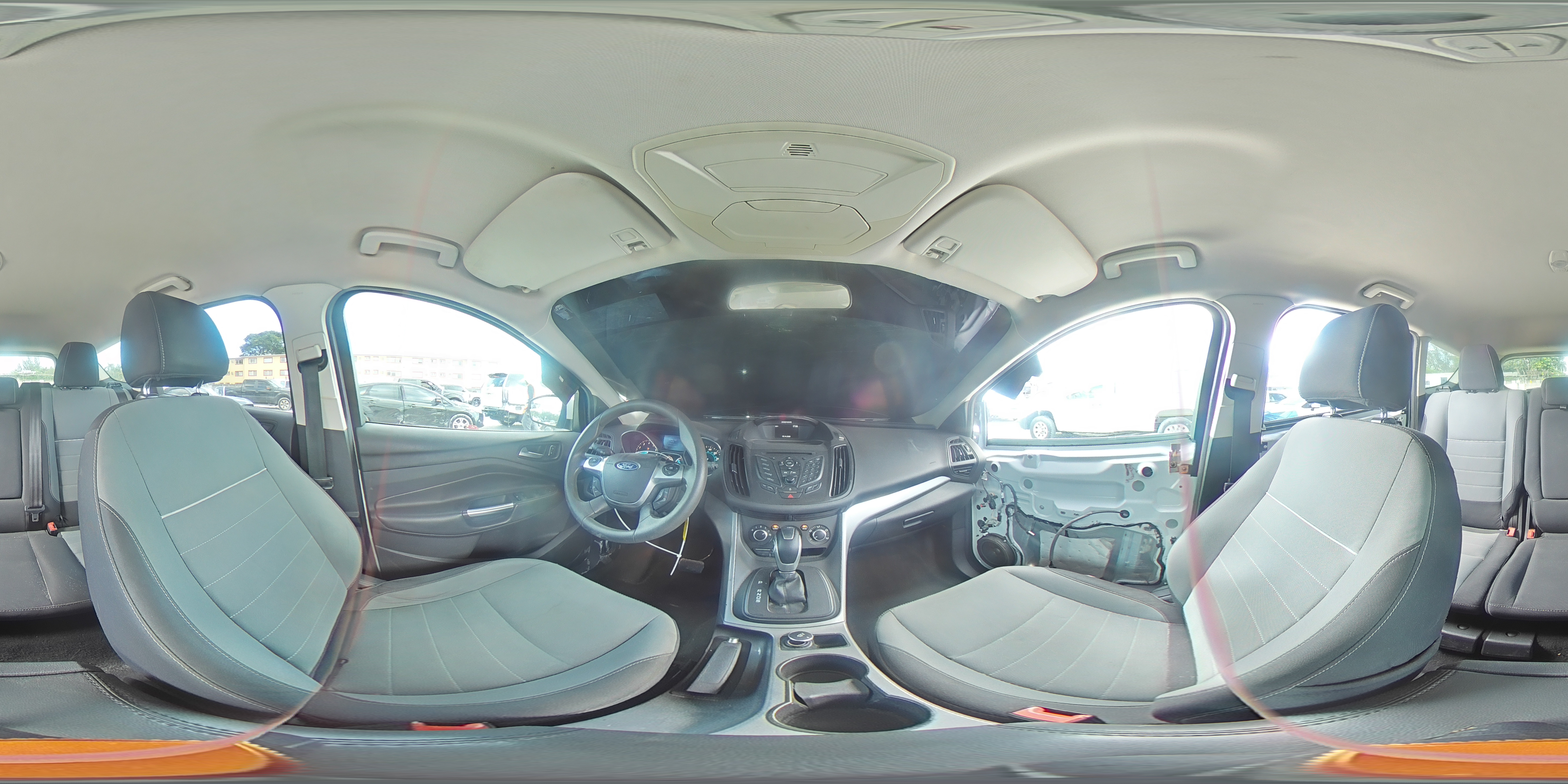 2014 Ford Escape Se White vin: 1FMCU9G93EUE06036