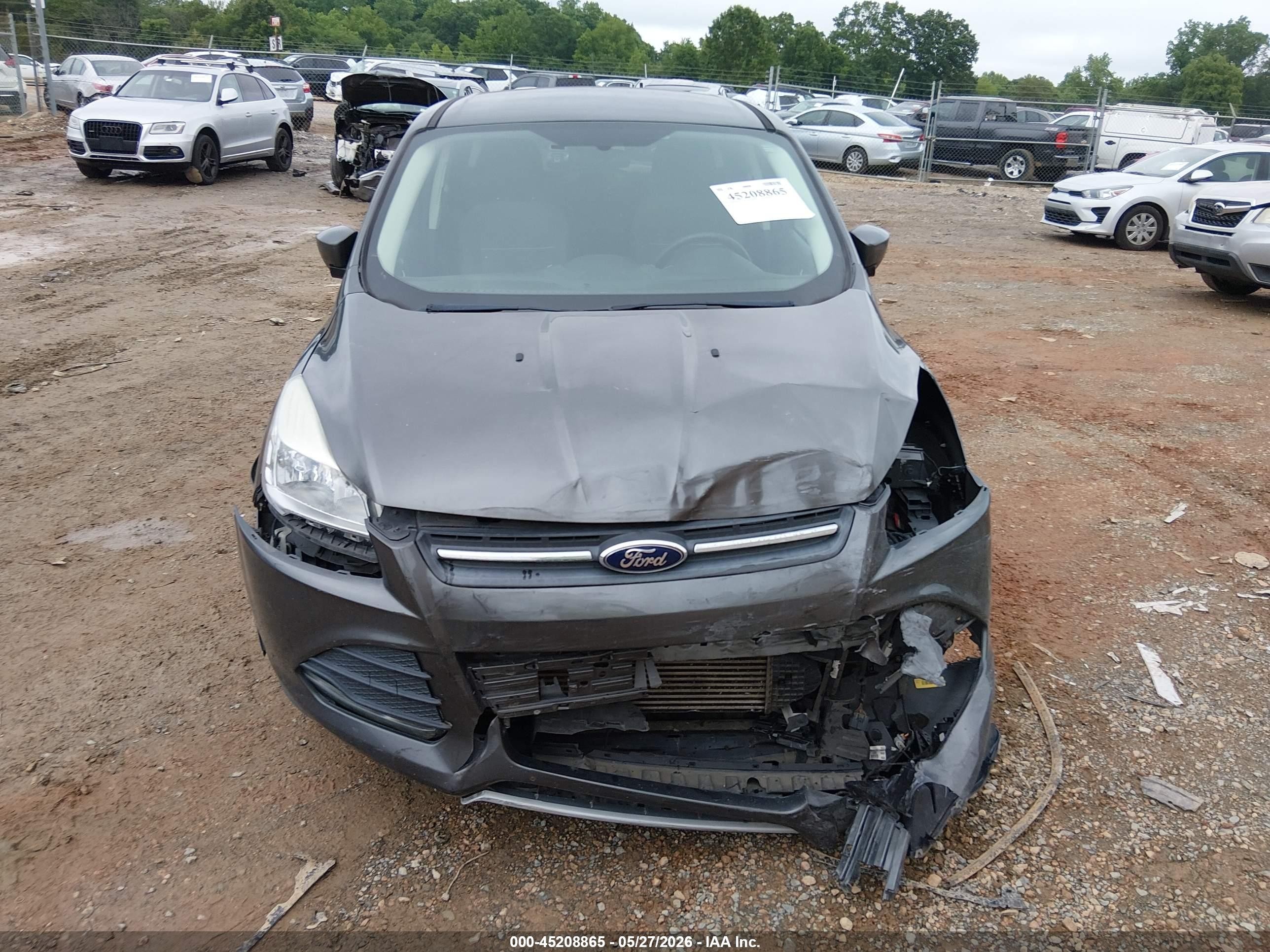 2015 Ford Escape Se Gray vin: 1FMCU9G93FUA81194