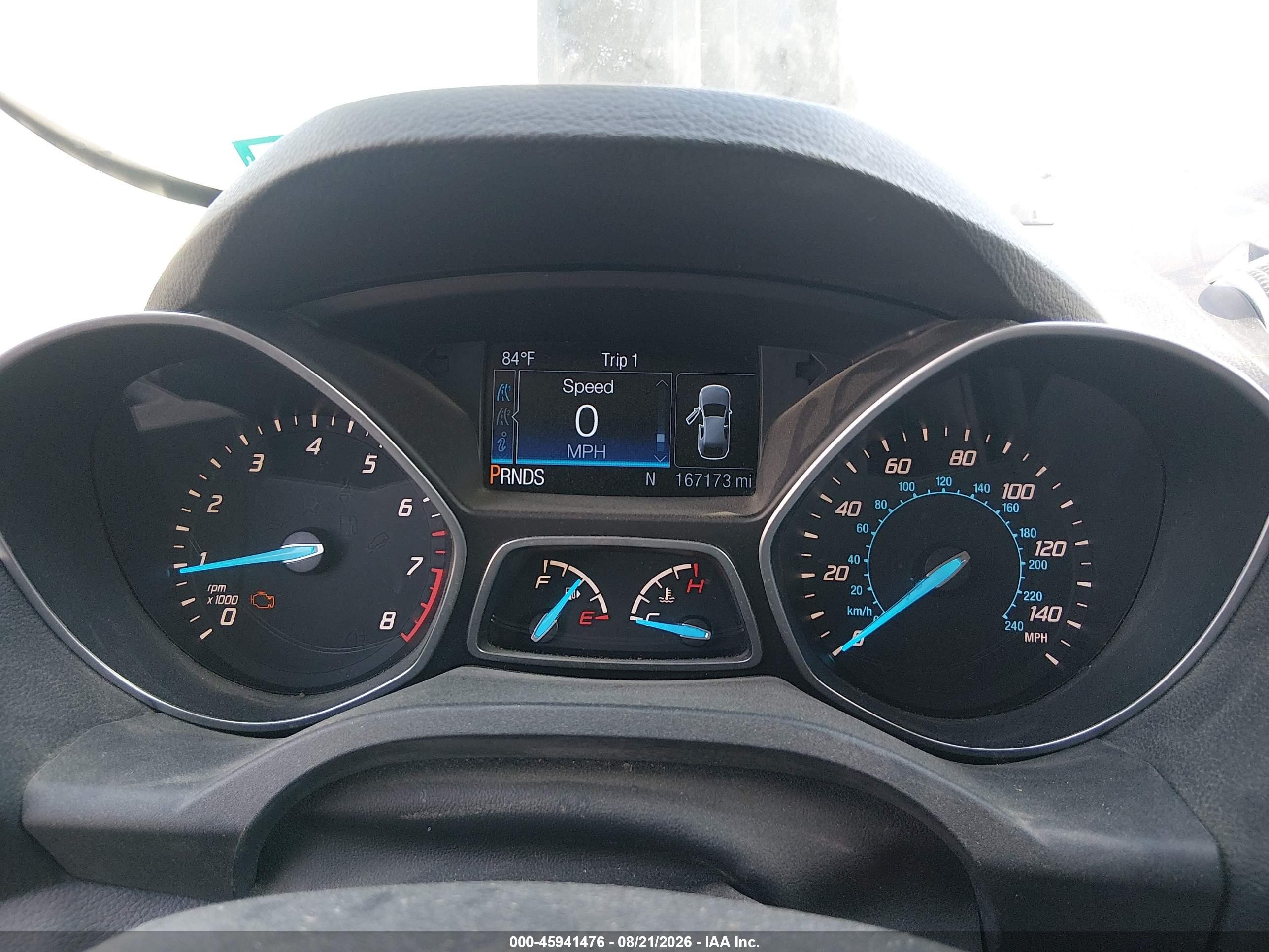 2015 Ford Escape Se White vin: 1FMCU9G93FUA86590