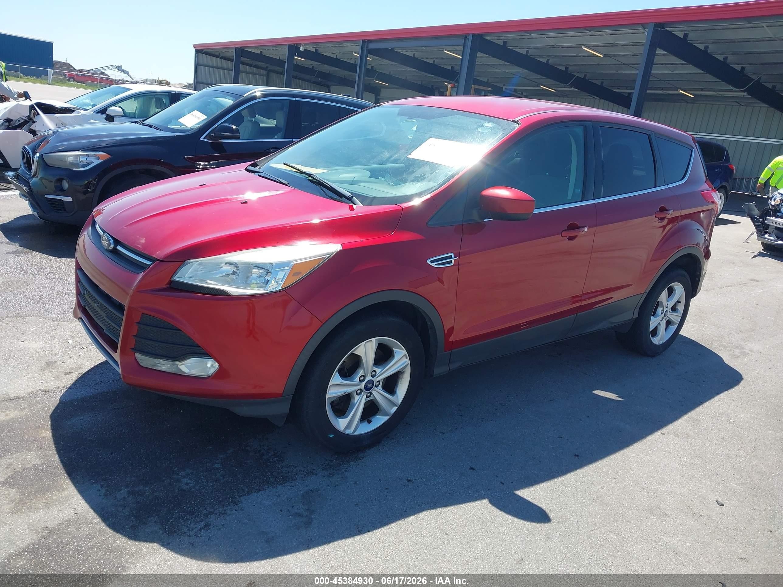 2015 Ford Escape Se Красный vin: 1FMCU9G93FUB31043
