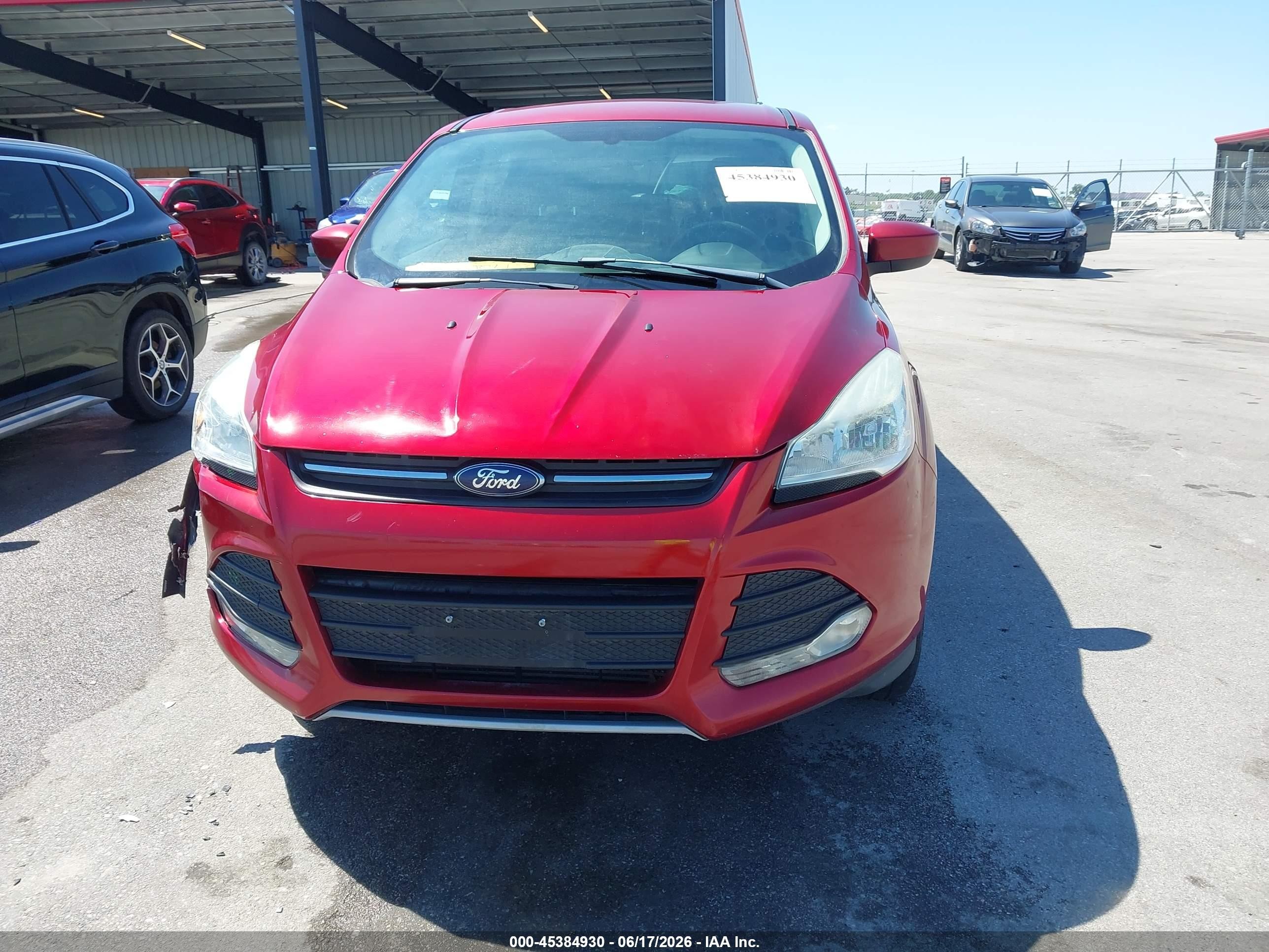 2015 Ford Escape Se Красный vin: 1FMCU9G93FUB31043