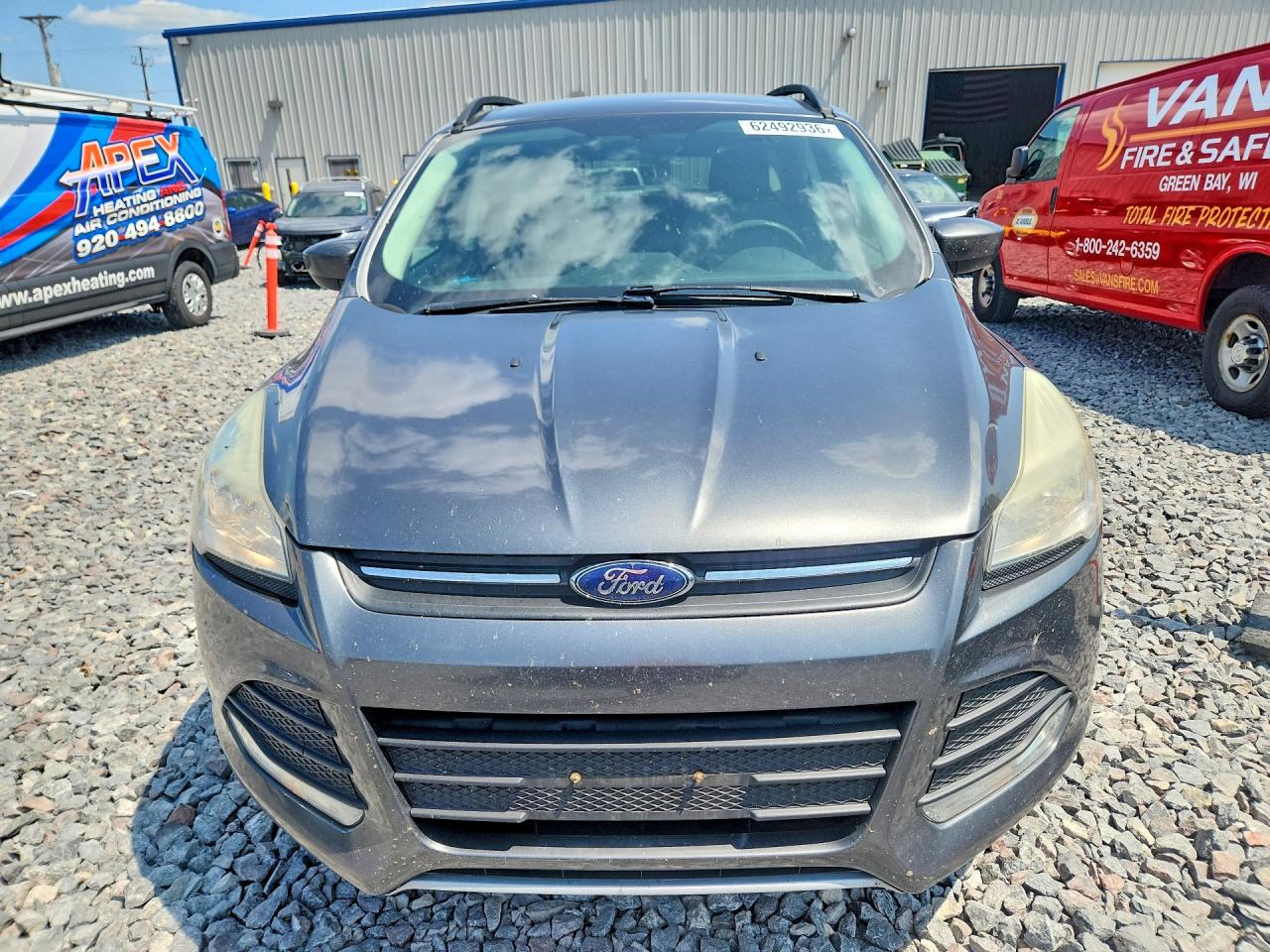 2015 Ford Escape Se Gray vin: 1FMCU9G93FUB46688