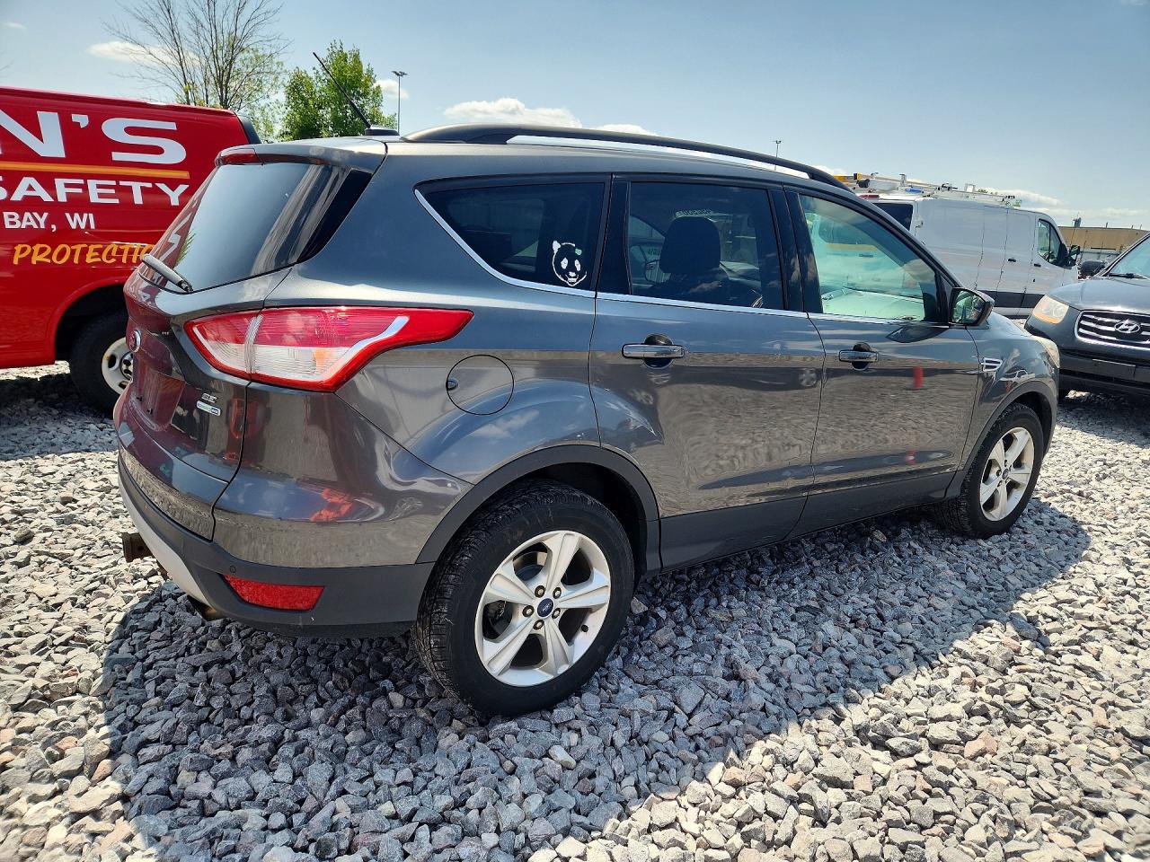 2015 Ford Escape Se Gray vin: 1FMCU9G93FUB46688