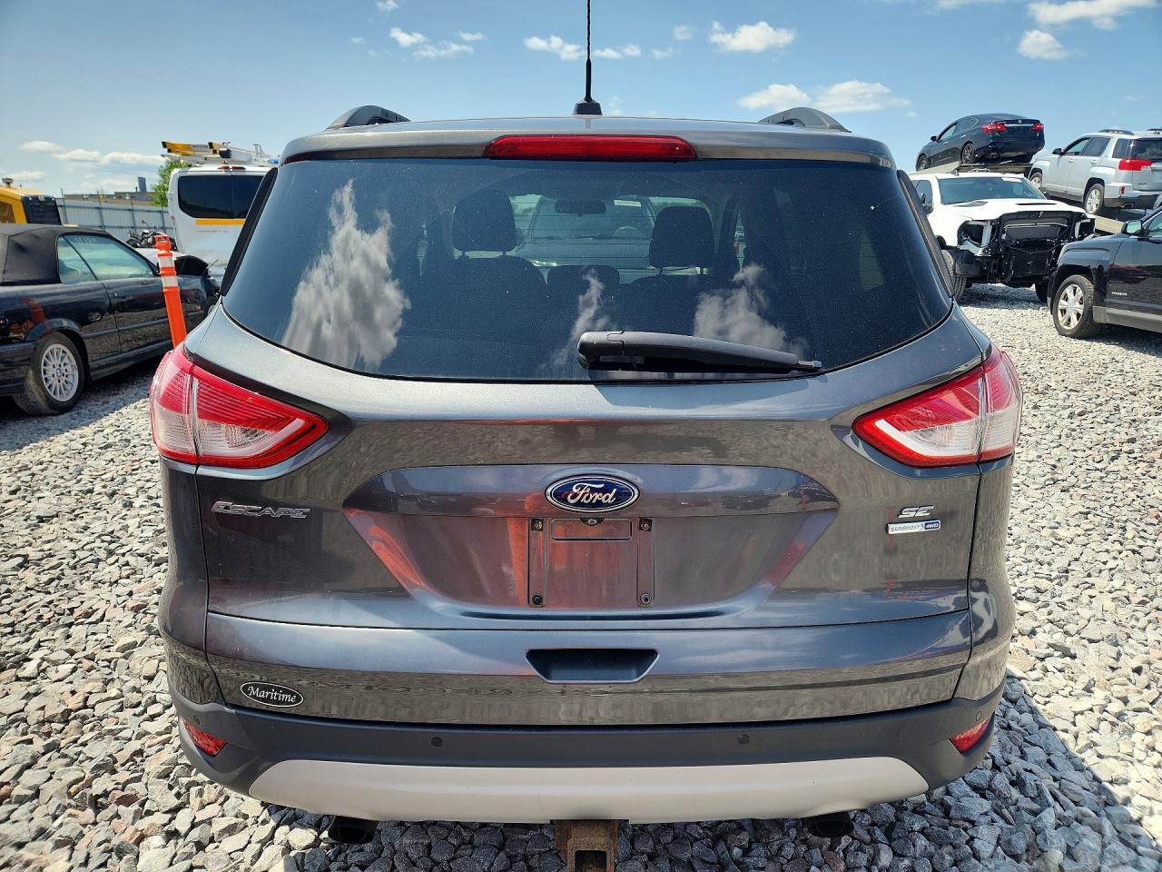 2015 Ford Escape Se Gray vin: 1FMCU9G93FUB46688