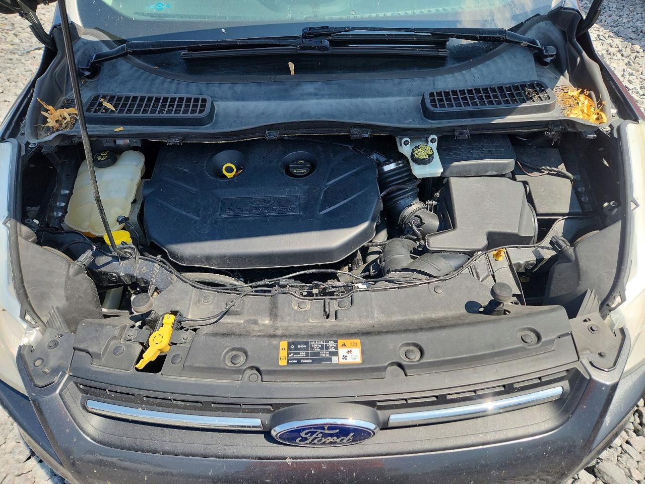 2015 Ford Escape Se Gray vin: 1FMCU9G93FUB46688