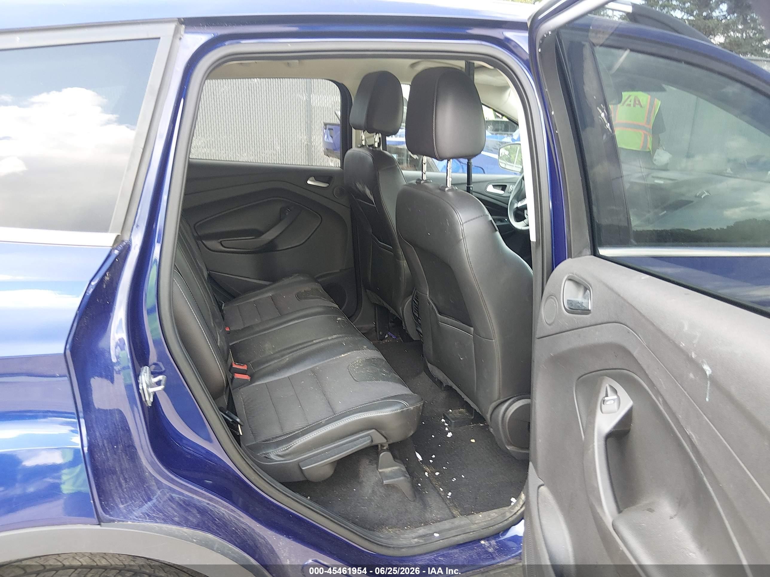 2015 Ford Escape Se Blue vin: 1FMCU9G93FUB76063