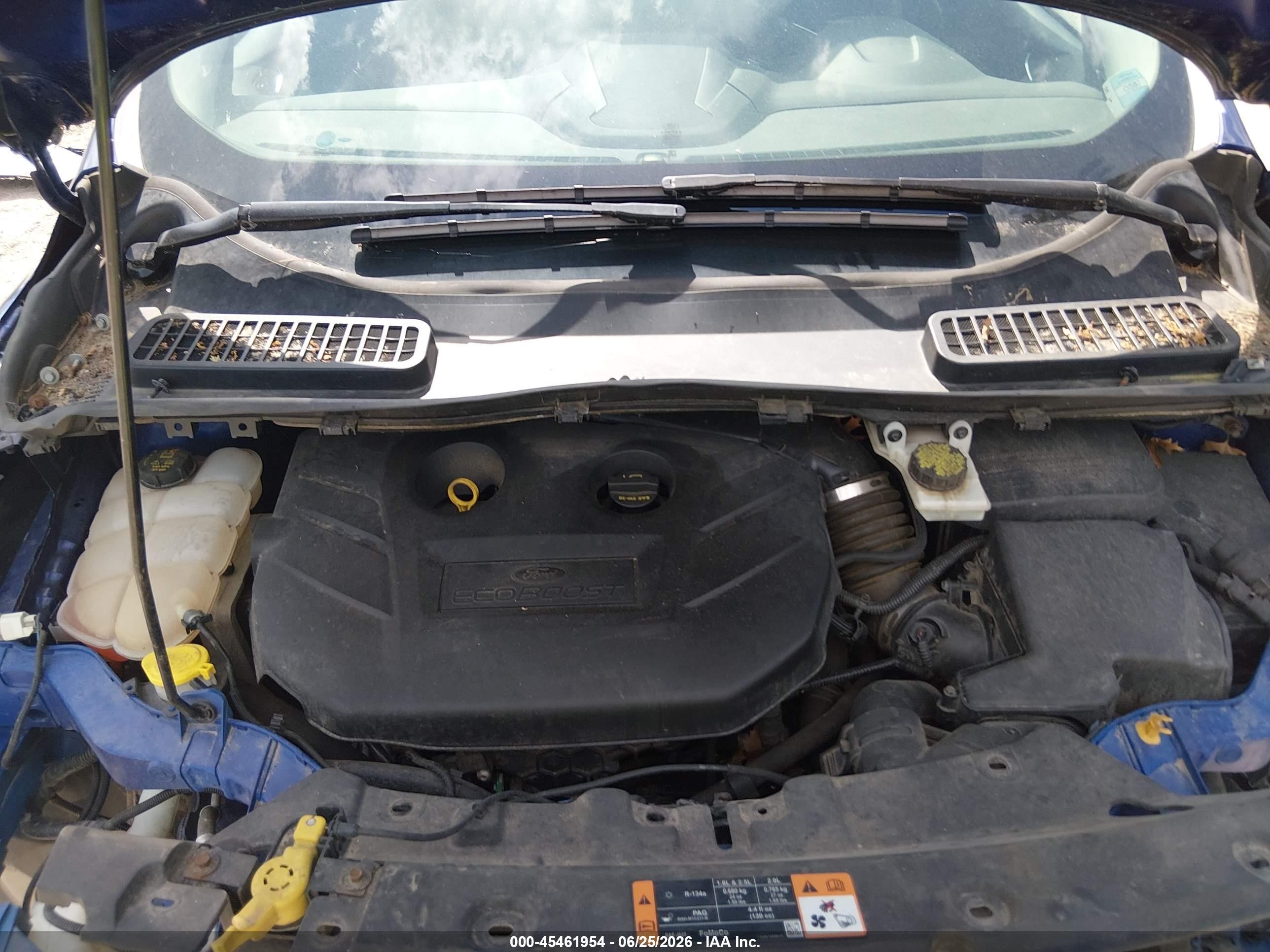 2015 Ford Escape Se Blue vin: 1FMCU9G93FUB76063