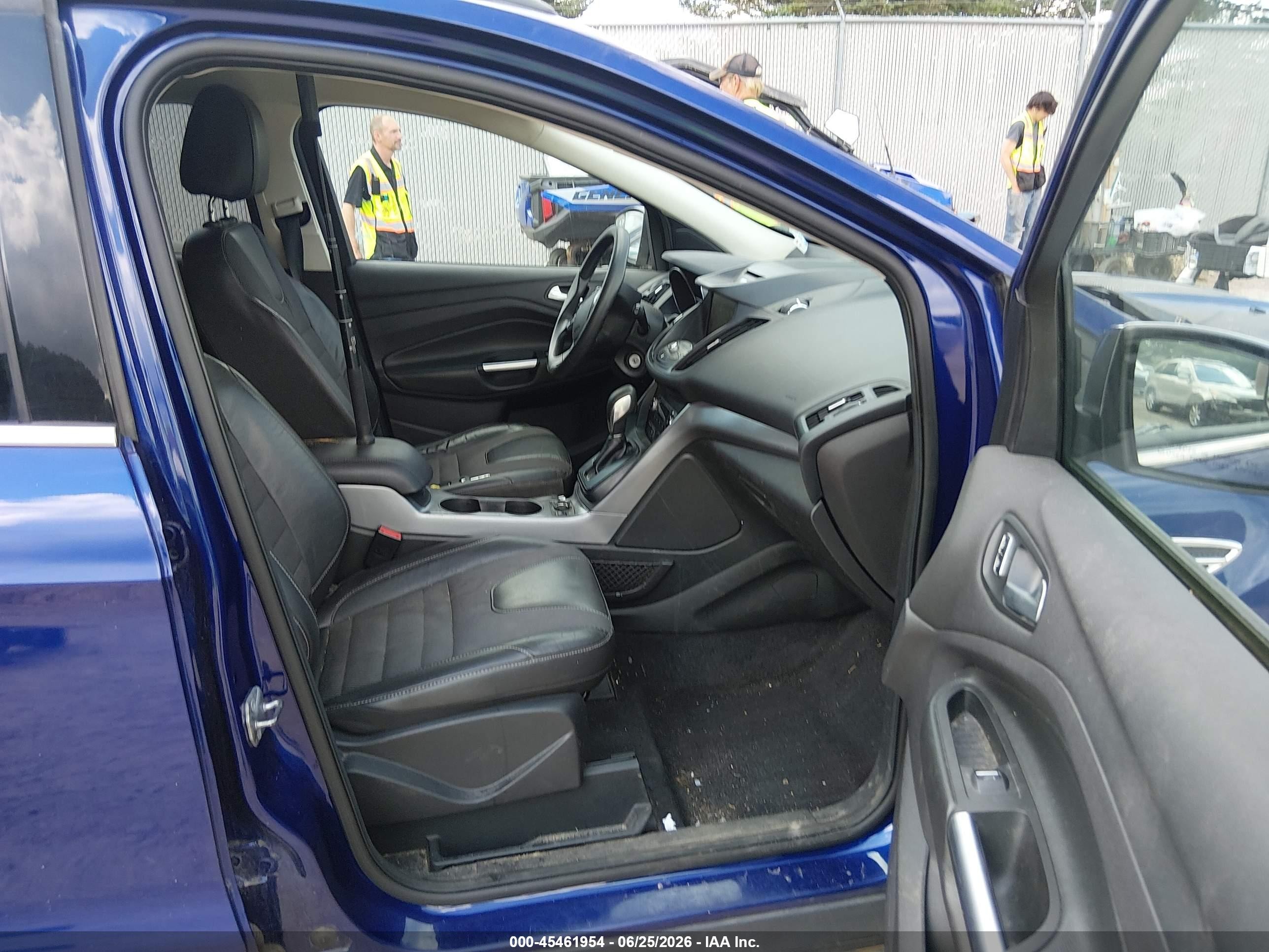 2015 Ford Escape Se Blue vin: 1FMCU9G93FUB76063