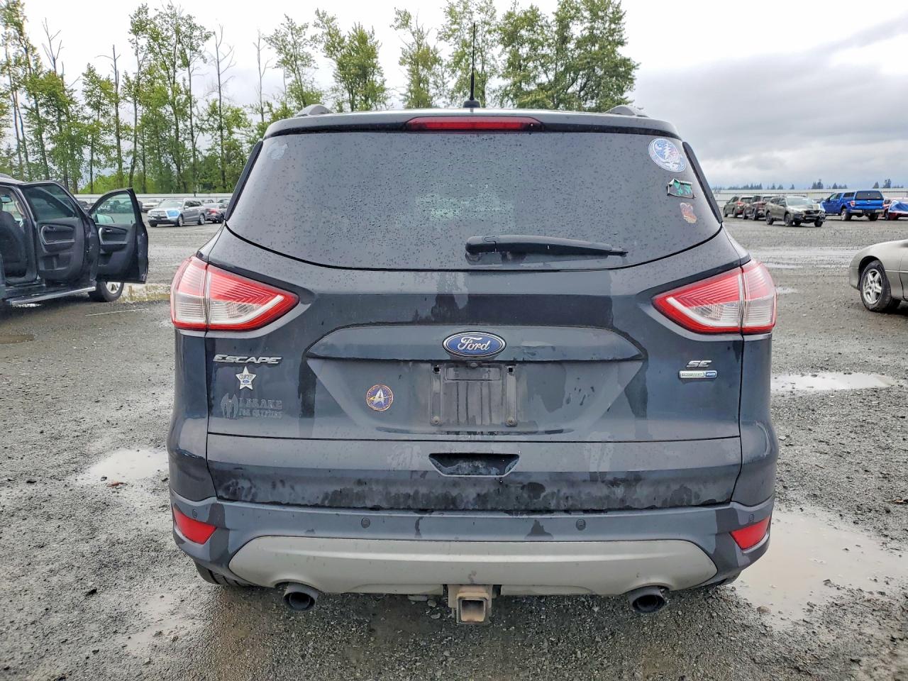 2015 Ford Escape Se Black vin: 1FMCU9G93FUC05660