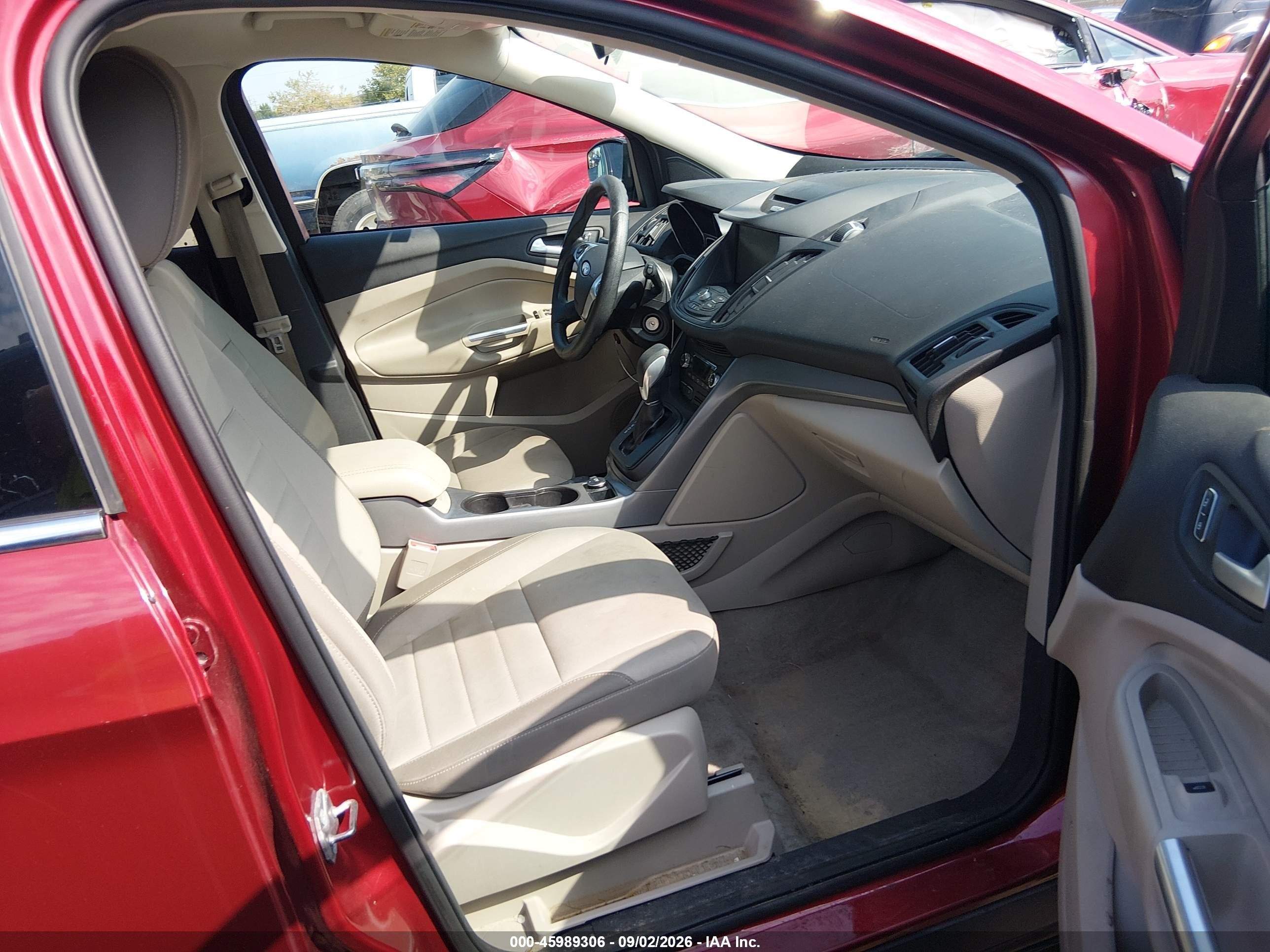 2015 Ford Escape Se Red vin: 1FMCU9G93FUC06615
