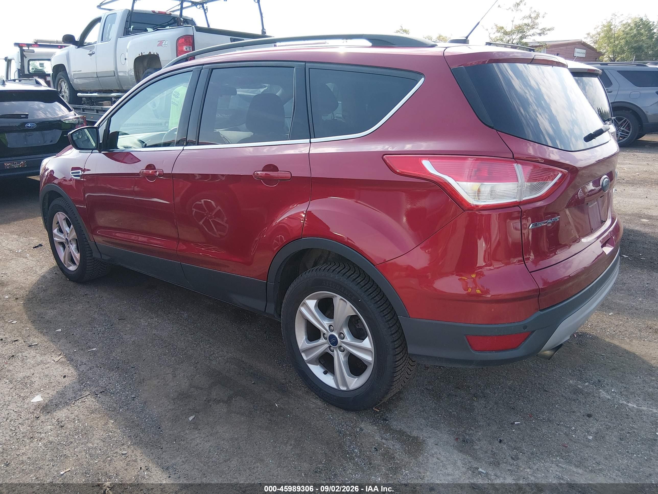 2015 Ford Escape Se Red vin: 1FMCU9G93FUC06615