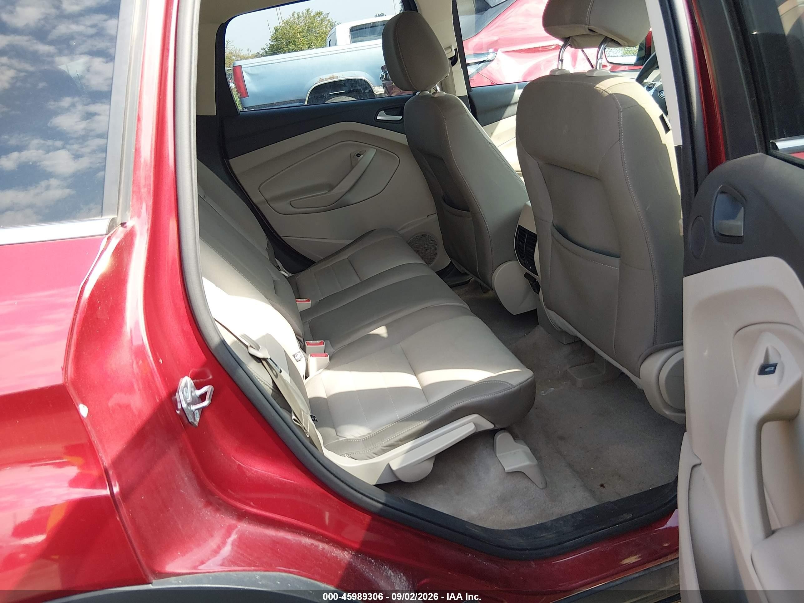 2015 Ford Escape Se Red vin: 1FMCU9G93FUC06615