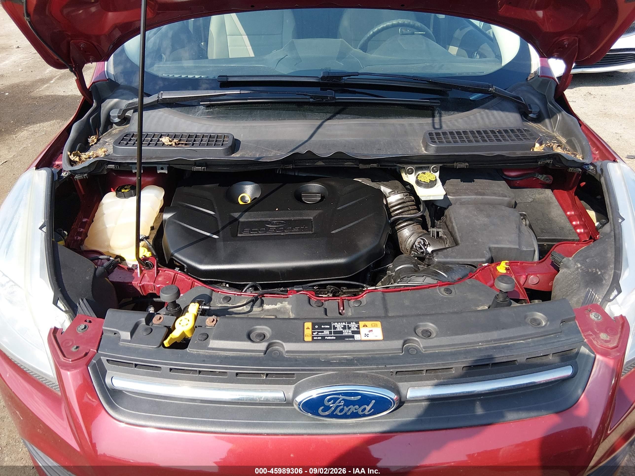 2015 Ford Escape Se Red vin: 1FMCU9G93FUC06615