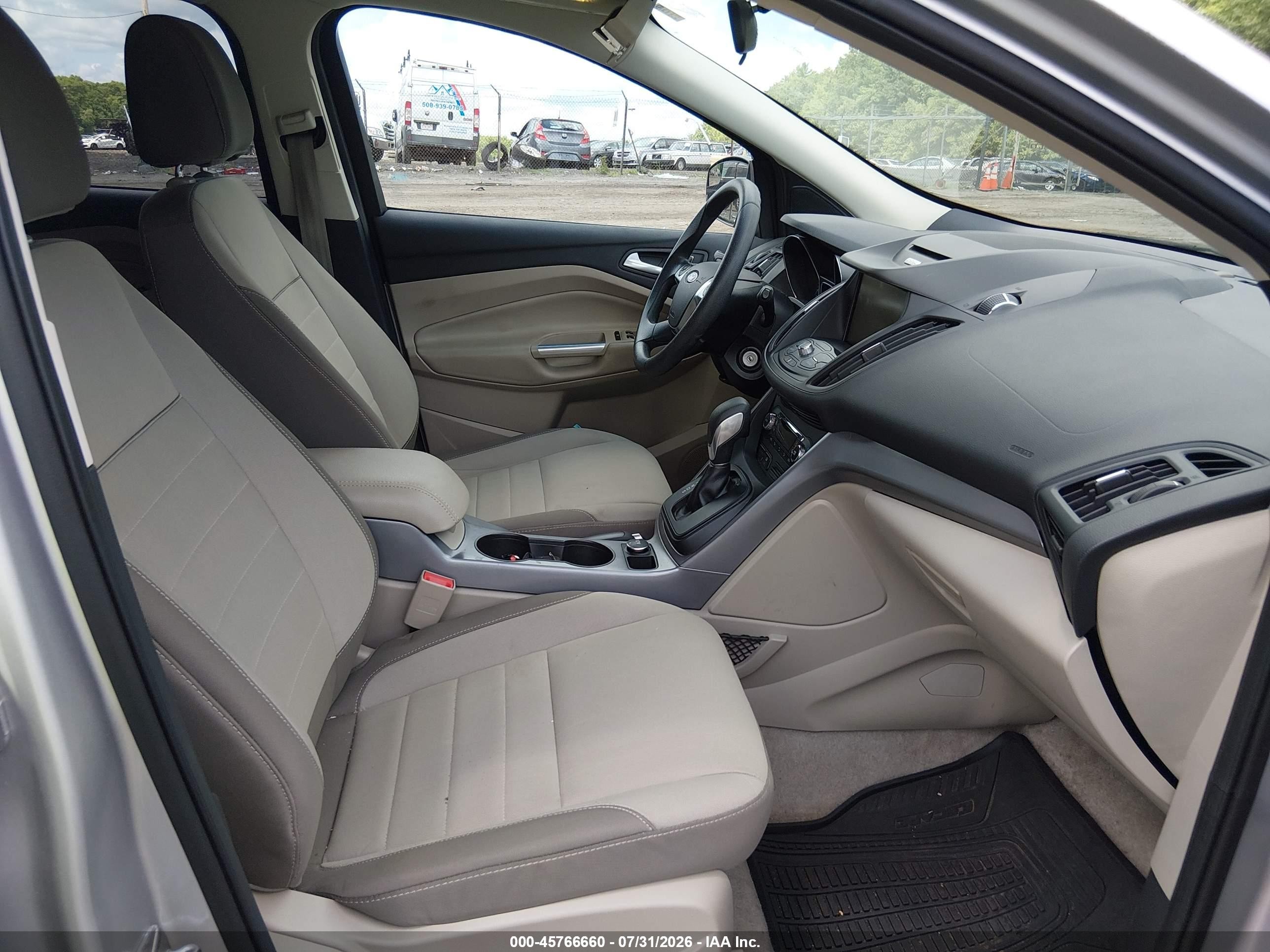 2015 Ford Escape Se Silver vin: 1FMCU9G93FUC18411